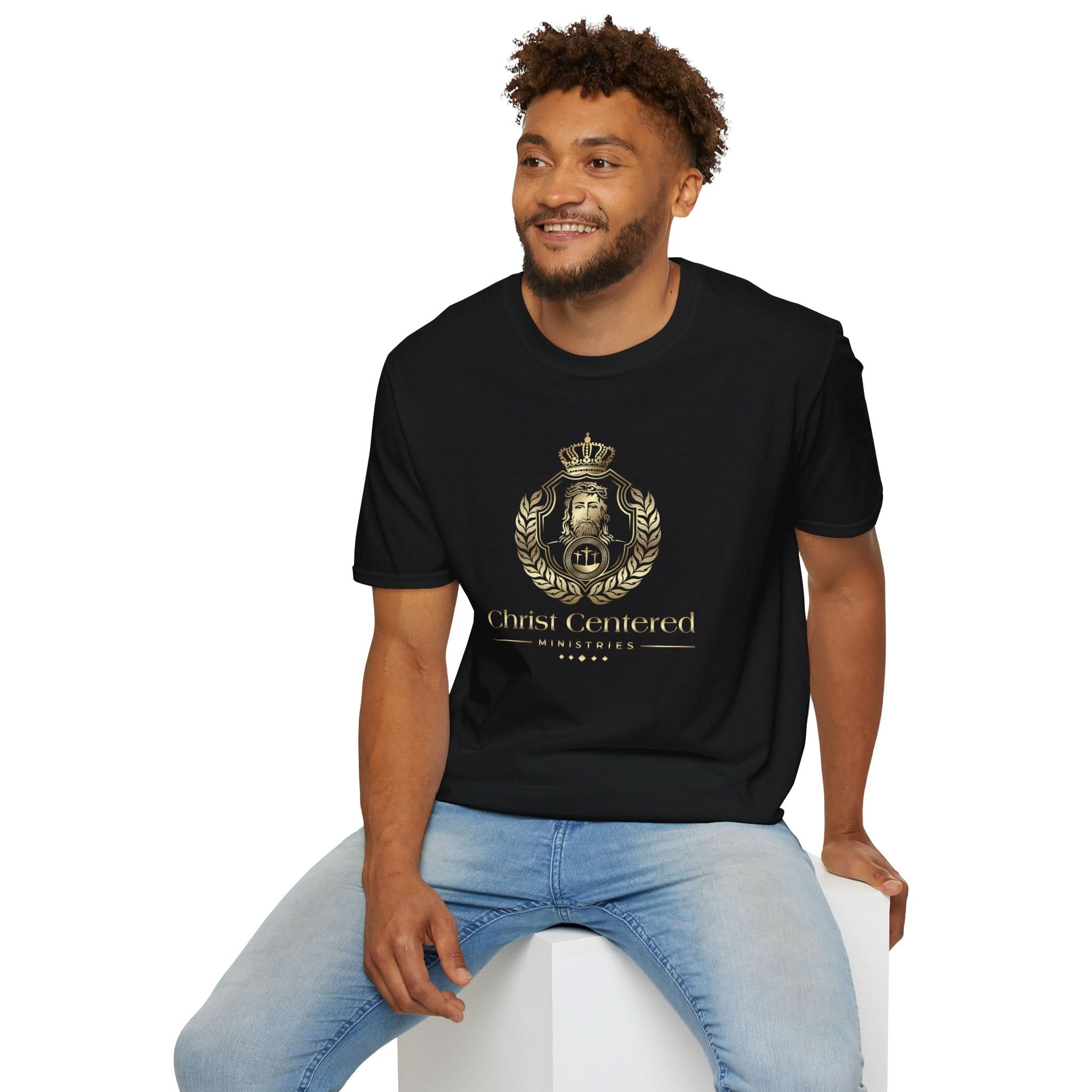 Jesus Crest: Unisex T-Shirt: Christ Lives in Me - Christ Centered Ministries