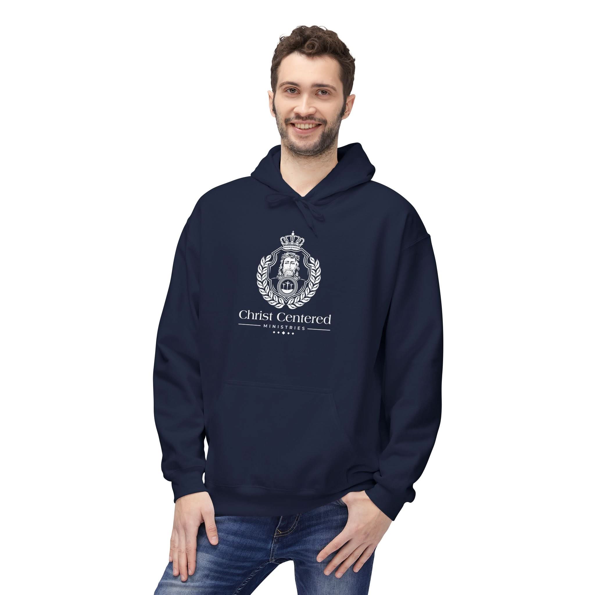 Jesus Crest: Unisex Hooded Sweatshirt: Light of the World-thumbmail-2