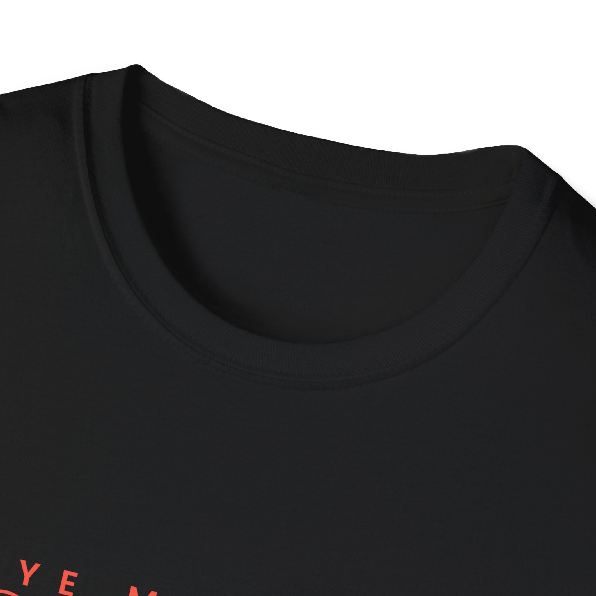 Unisex Softstyle T-Shirt by Printify featuring a graphic design with the text "Ye Must Be Born Again" on a comfortable cotton fabric.