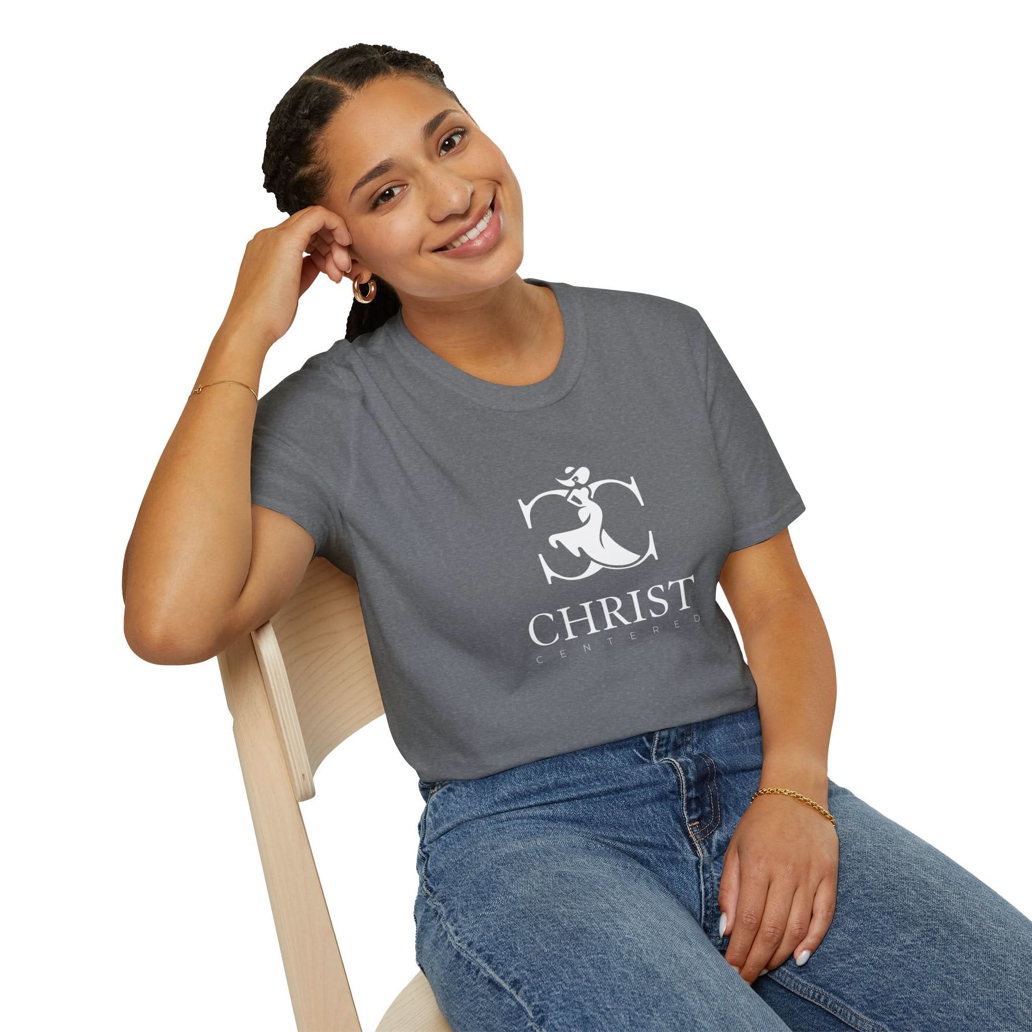 Christ Centered: Unisex Softstyle T-Shirt: Ask, Seek, and Find - Christ Centered Ministries