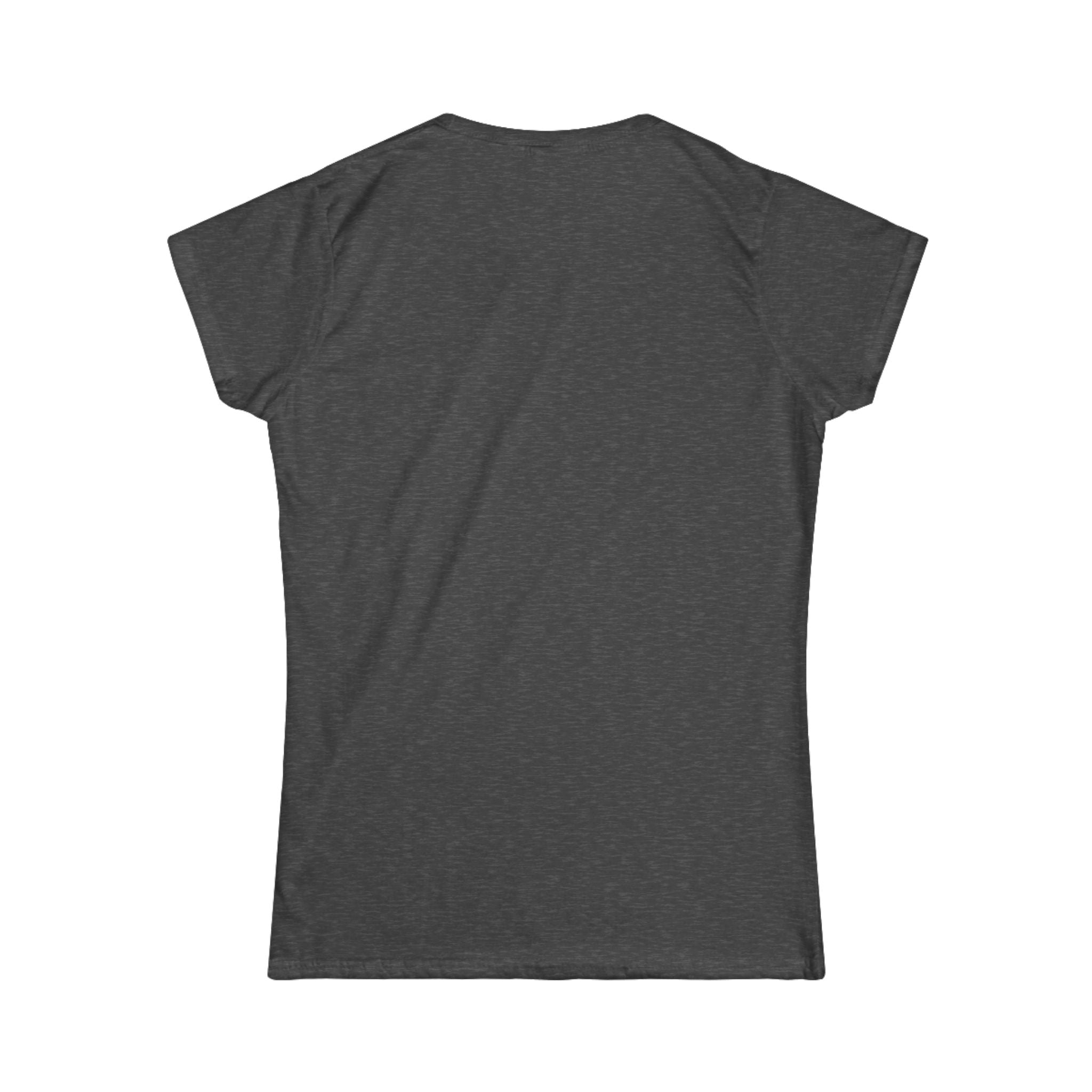 Women's softstyle T-shirt with "Be Still" print by Printify, featuring a comfortable fit and casual style.
