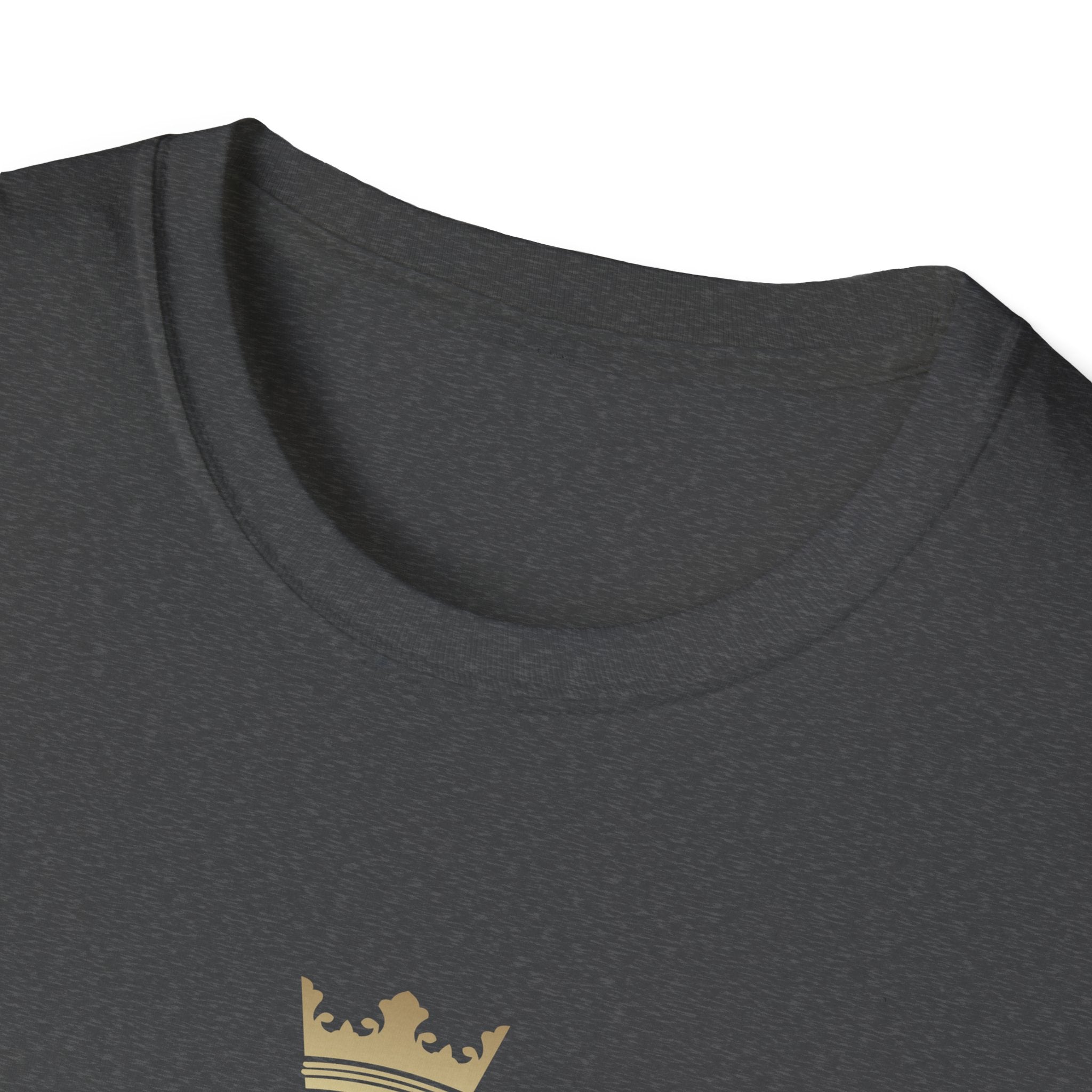Unisex softstyle T-shirt with "God Is Within Her" Christ-centered design, featuring a comfortable fit and soft fabric.