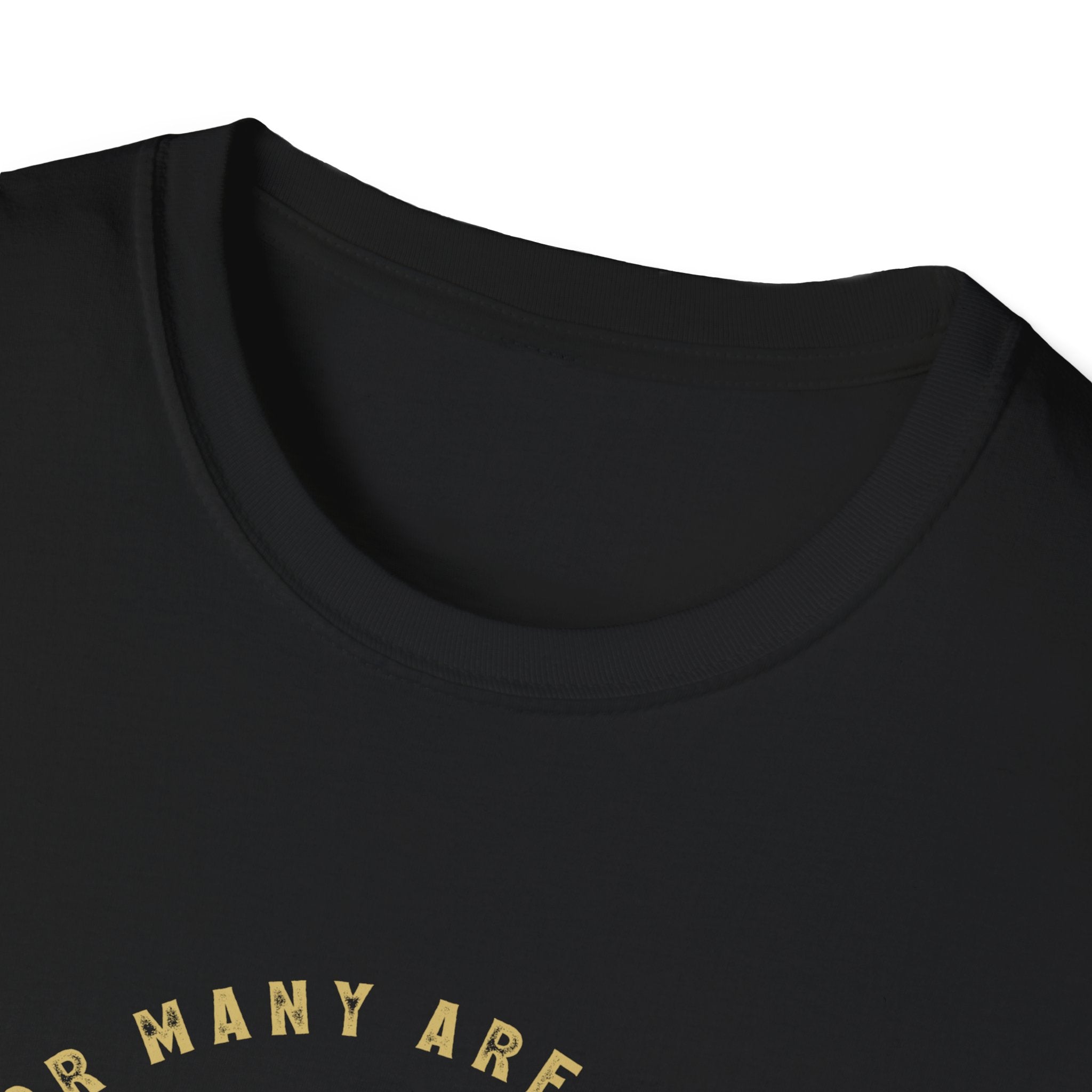 Unisex softstyle T-shirt by Printify with "I Am Chosen" printed design, shown on a plain background.