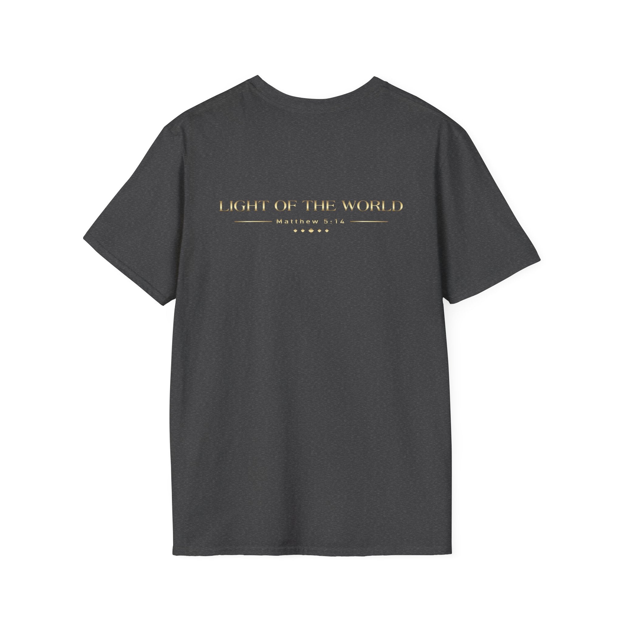 Christ Centered Woman: Unisex Softstyle T-Shirt: Light of the World-thumbmail-3