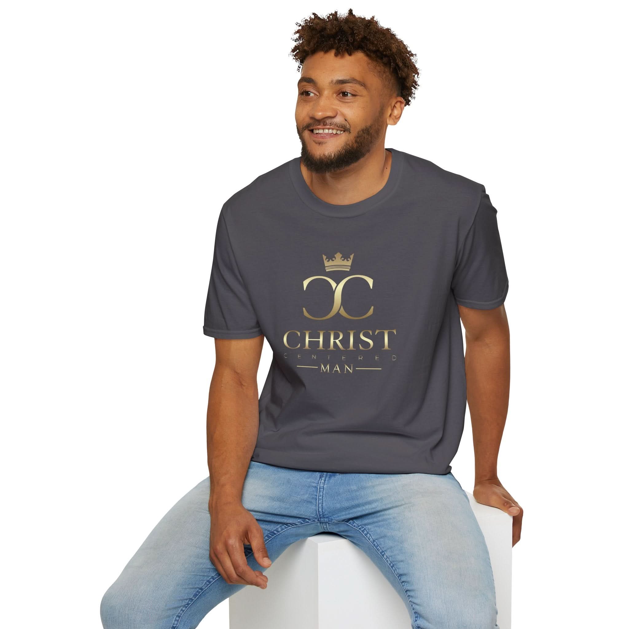 Christ Centered Man: Unisex Softstyle T-Shirt: Overcome Evil with Good - Christ Centered Ministries