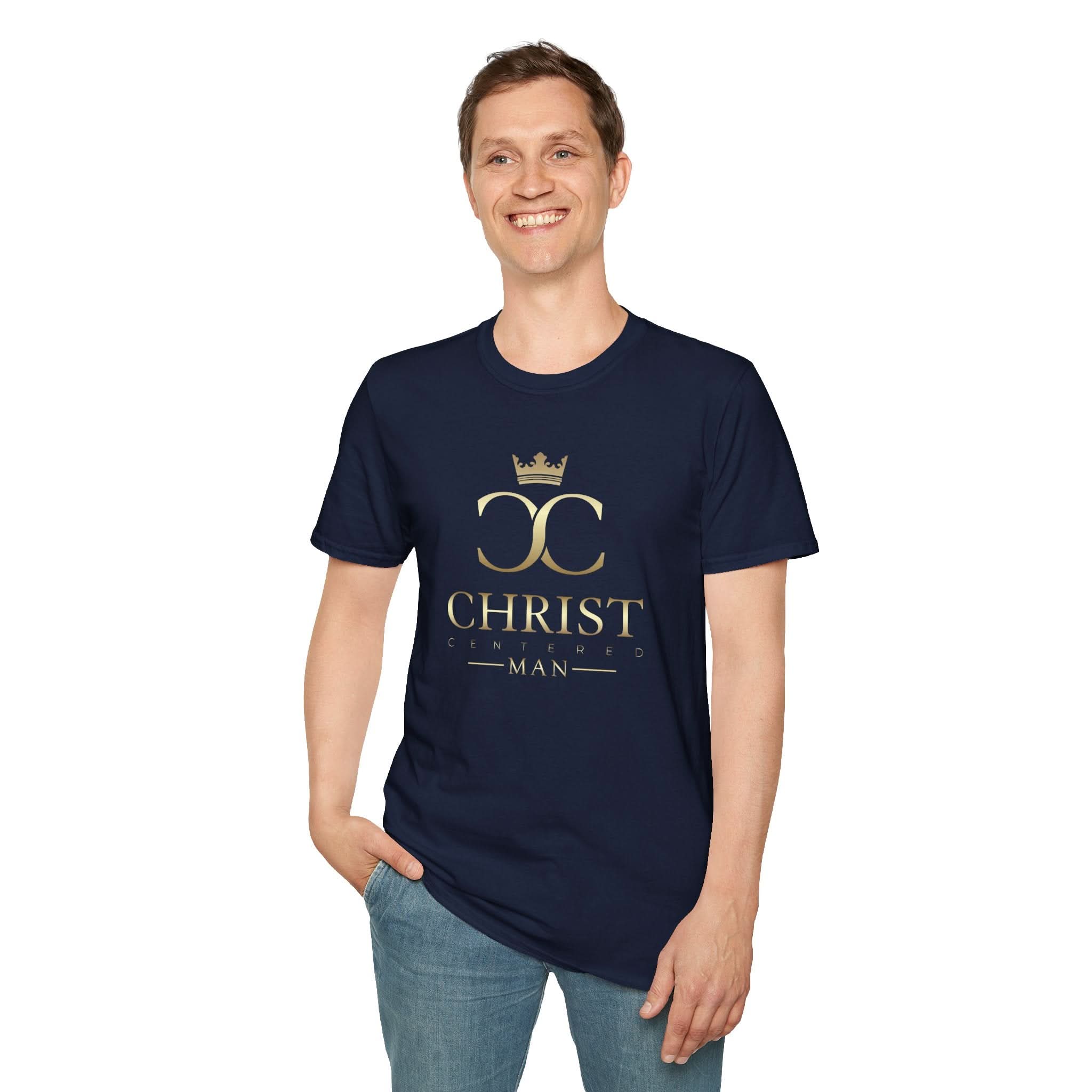 Christ Centered Man: Unisex Softstyle T-Shirt: Fight the Good Fight - Christ Centered Ministries
