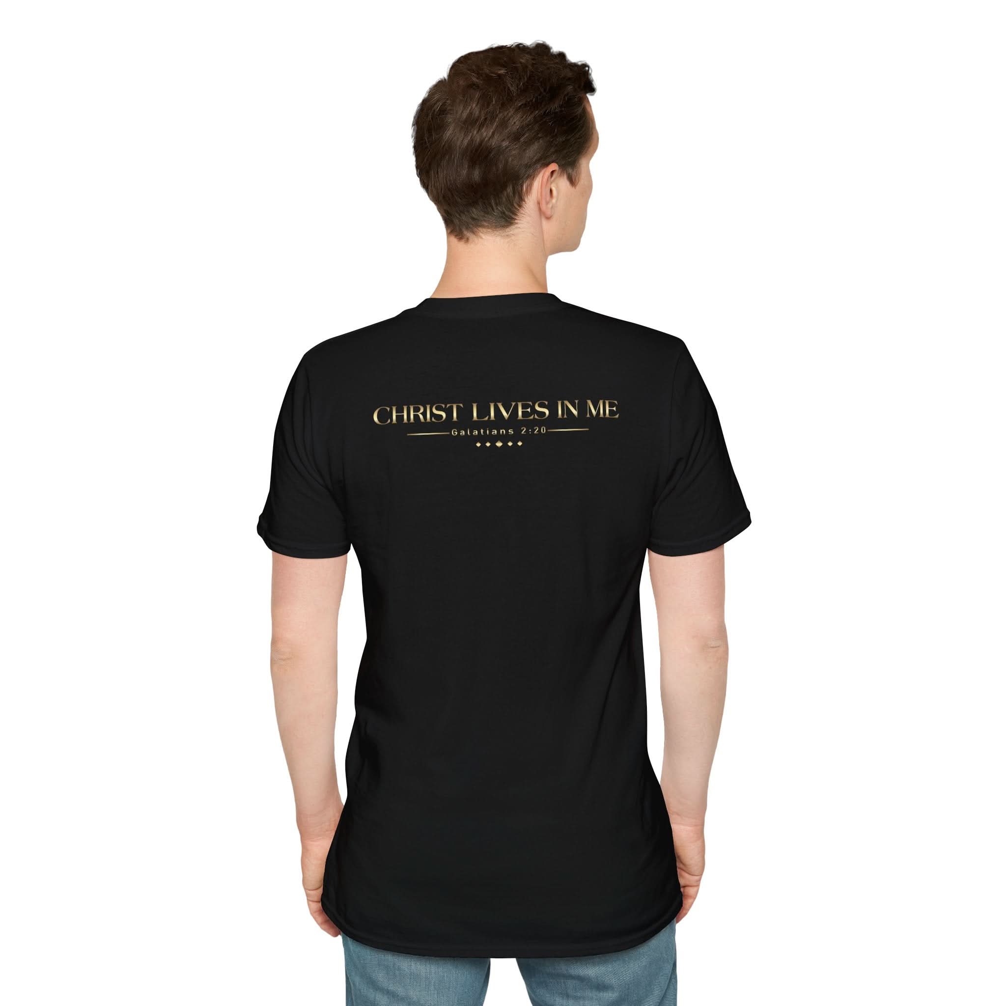 Jesus Crest: Unisex T-Shirt: Christ Lives in Me - Christ Centered Ministries