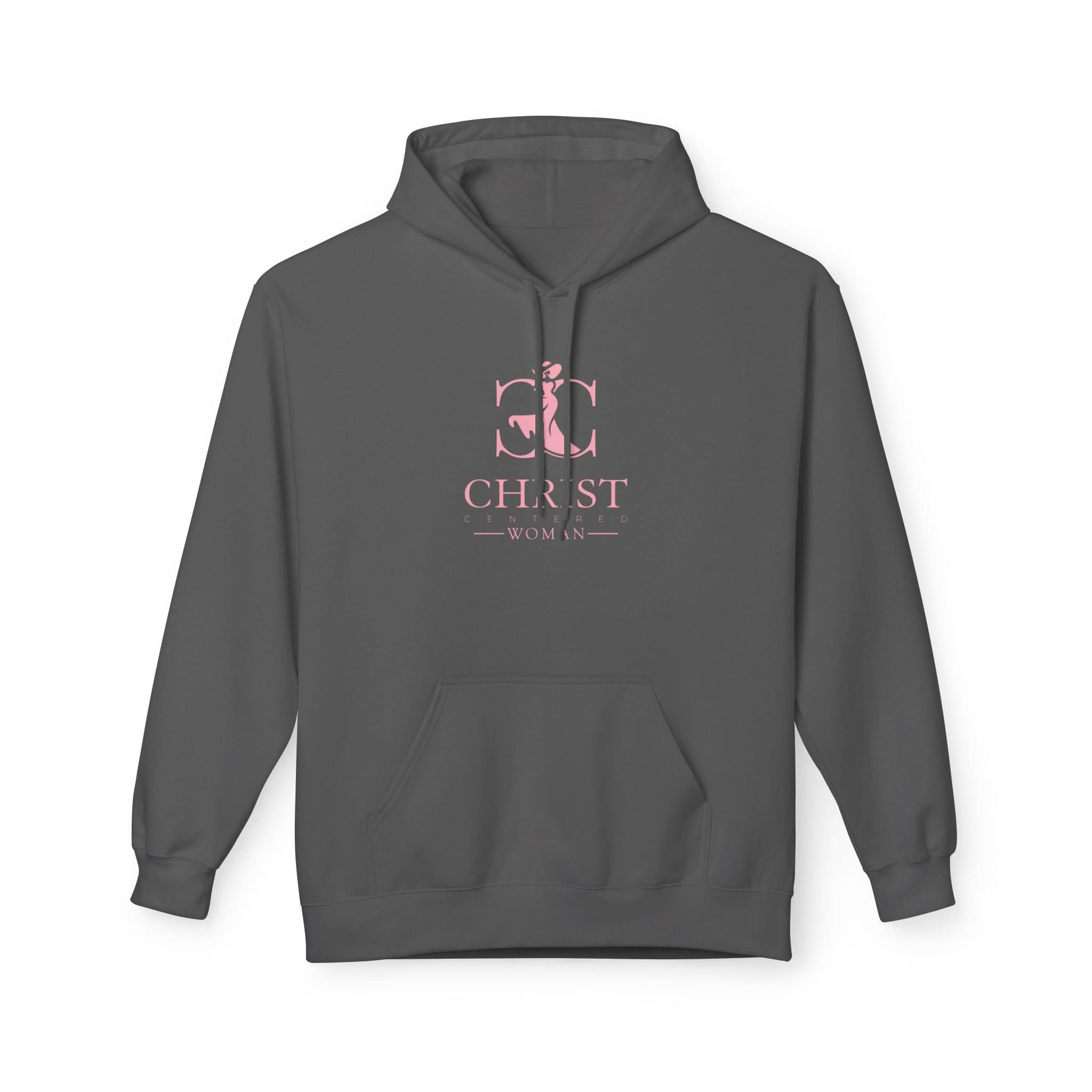 Pink Floral Cross Christ Hoodie | Christian Faith Pullover - Christ Centered Ministries