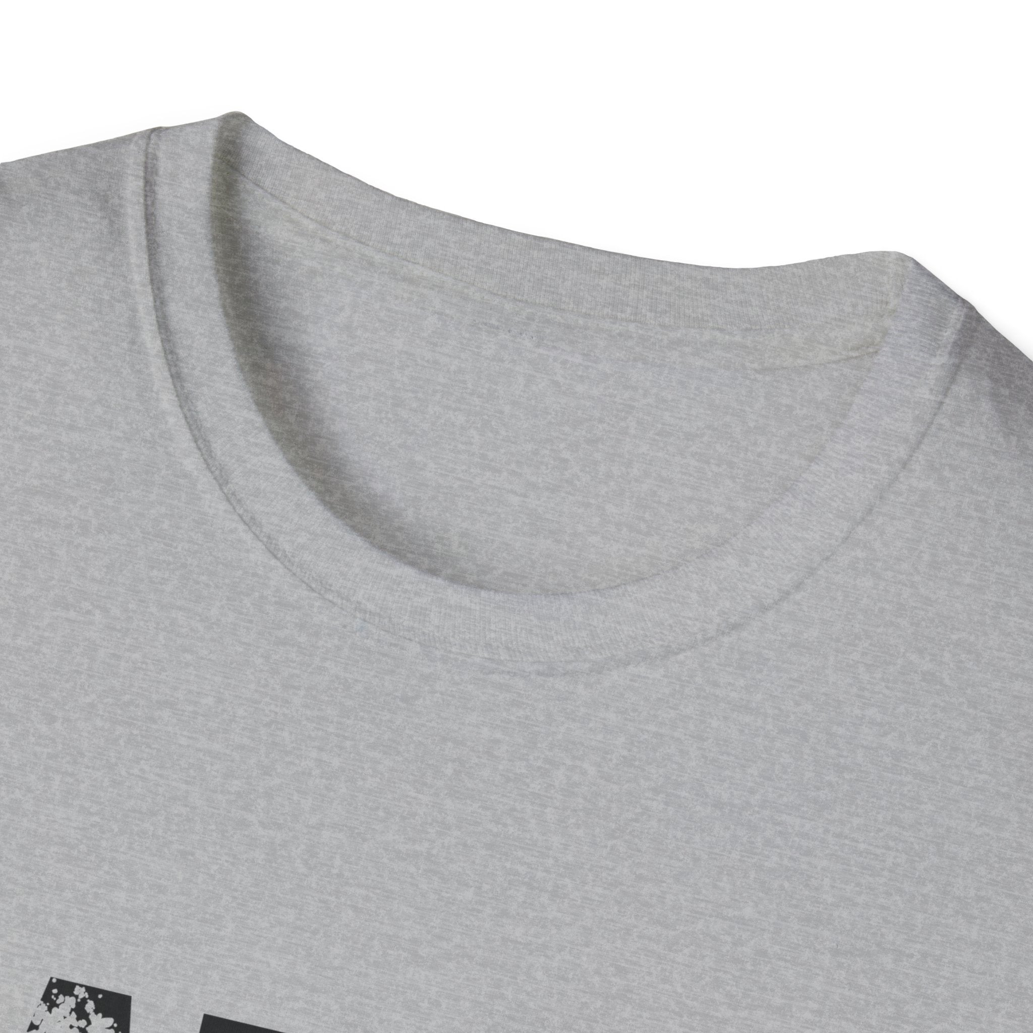 Unisex softstyle T-shirt with biblical design and inspirational message, featuring a comfortable fit and printed by Printify.