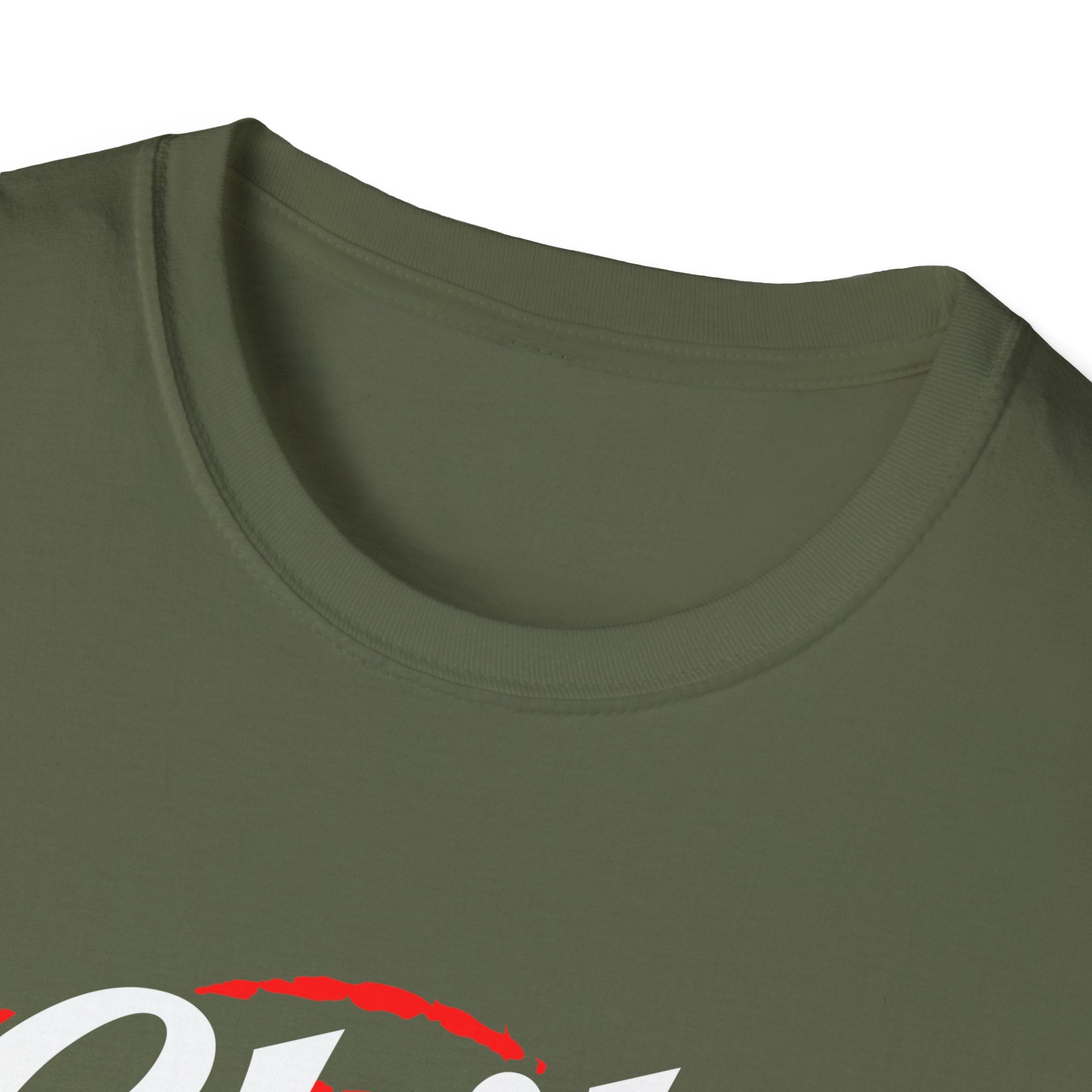 Unisex softstyle T-shirt featuring "Child of God" text, made by Printify, with a comfortable fit and casual style.
