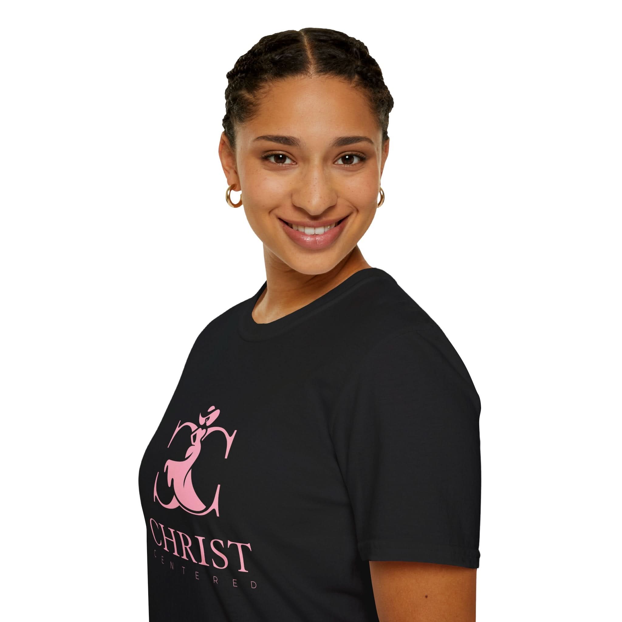 Christ Centered Woman: Unisex Softstyle T-Shirt: God Is Within Her - Christ Centered Ministries