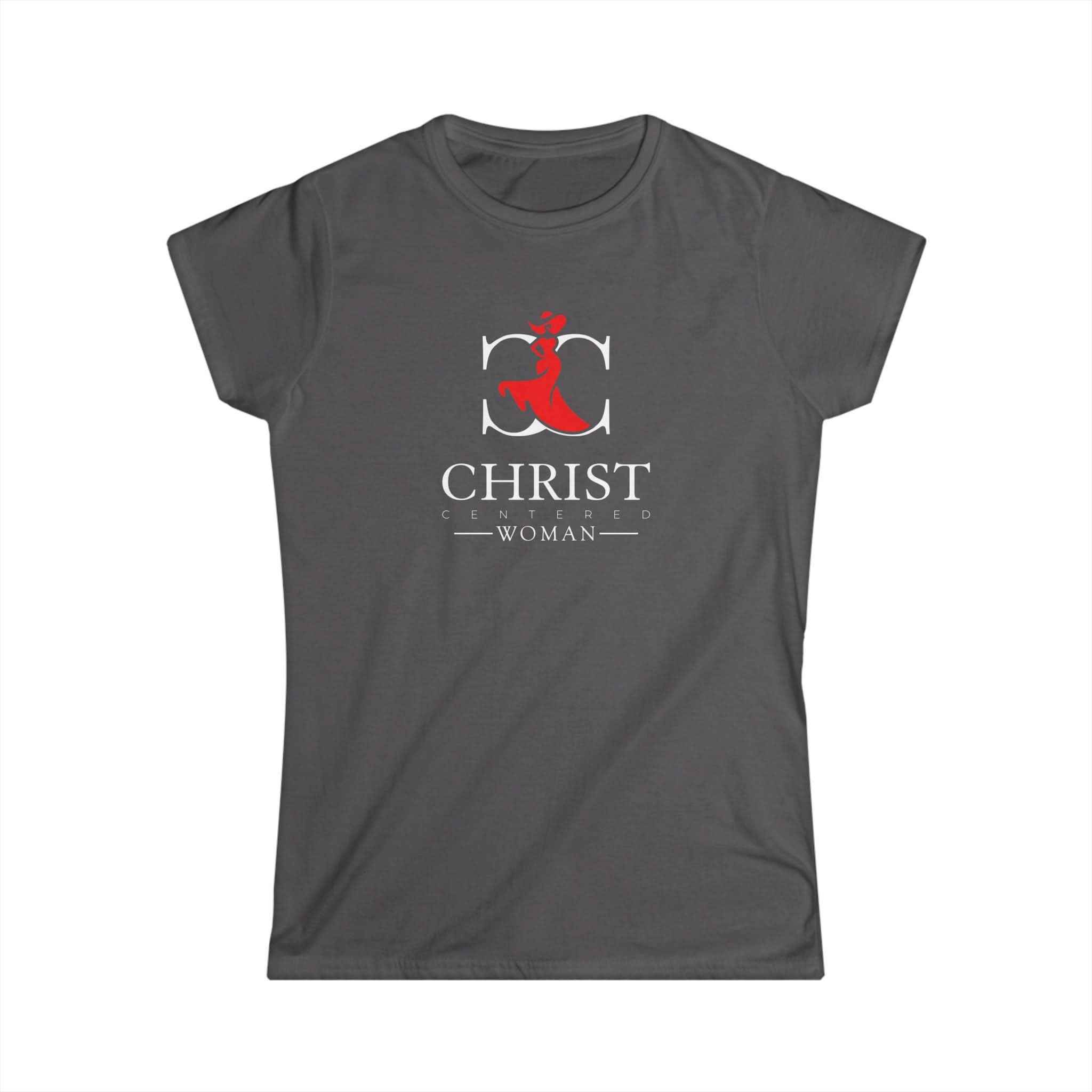 Christ Centered Woman: Women's Softstyle T-Shirt: She Is Not Afraid - Christ Centered Ministries