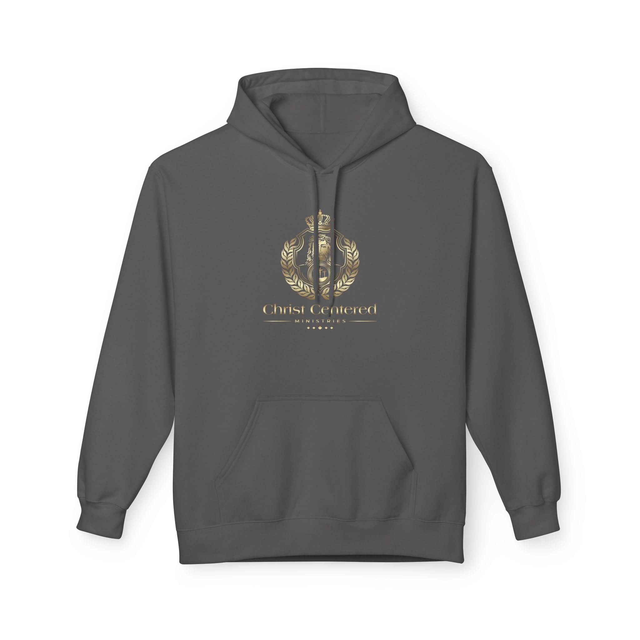 Jesus Crest: Unisex Hooded Sweatshirt: God Is Our Refuge-thumbmail-4
