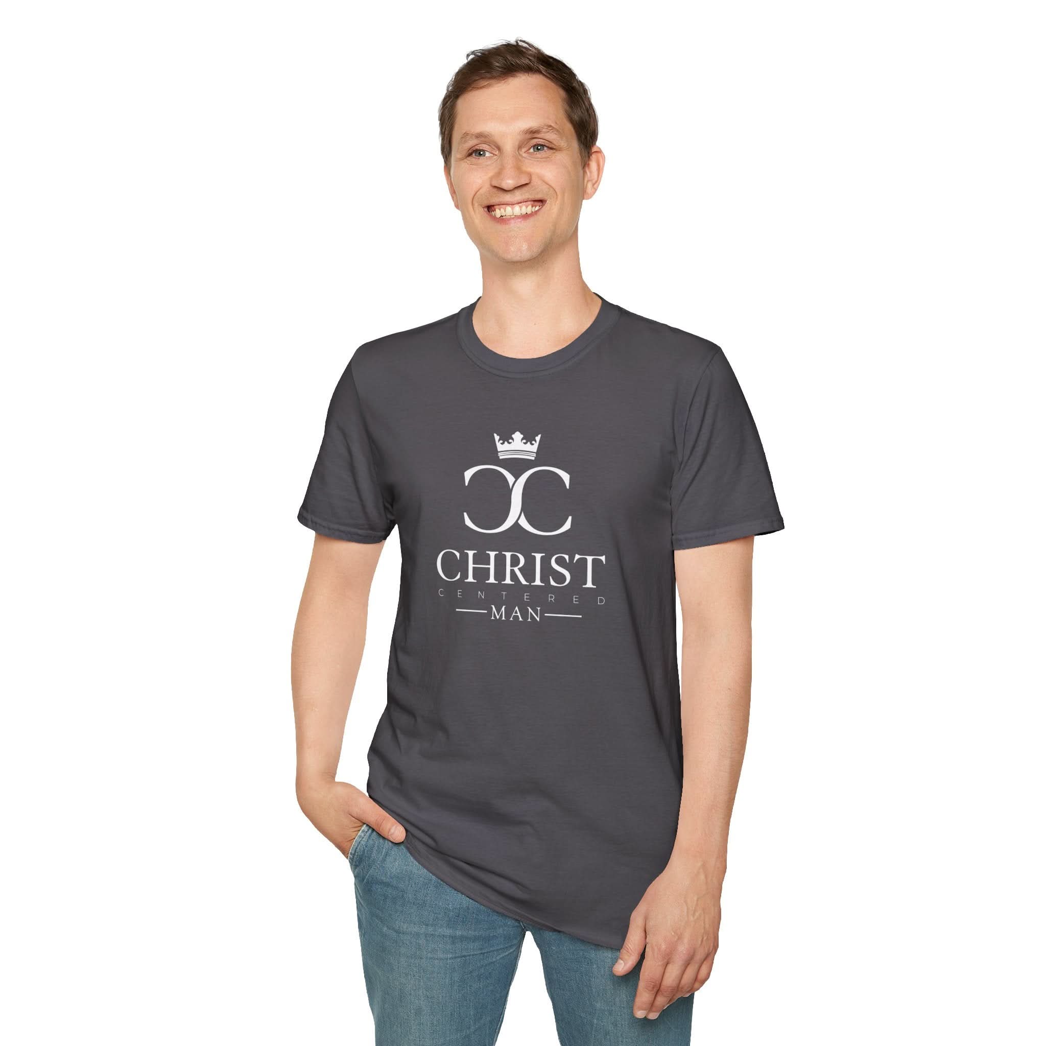 Christ Centered Man: Unisex Softstyle T-Shirt: Seek First the Kingdom - Christ Centered Ministries