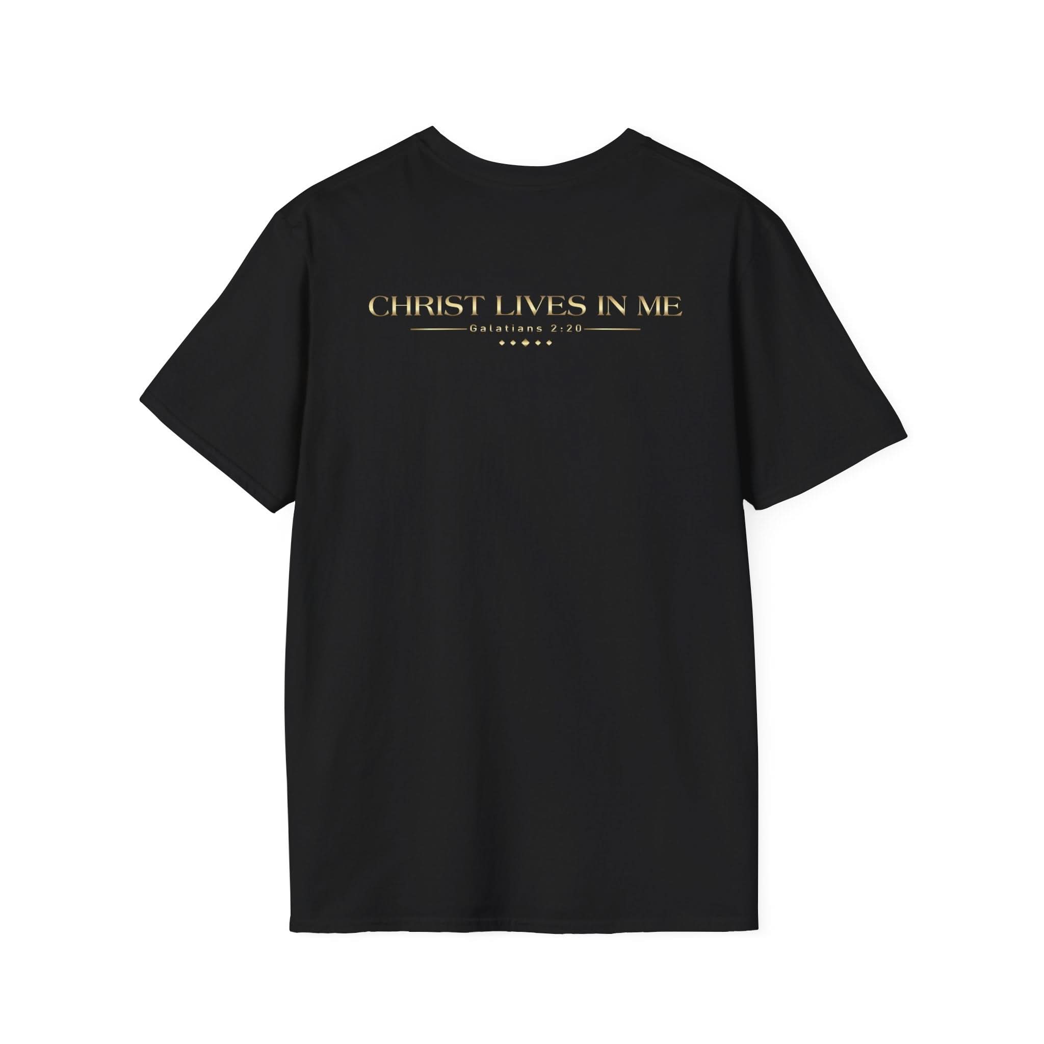 Jesus Crest: Unisex T-Shirt: Christ Lives in Me - Christ Centered Ministries