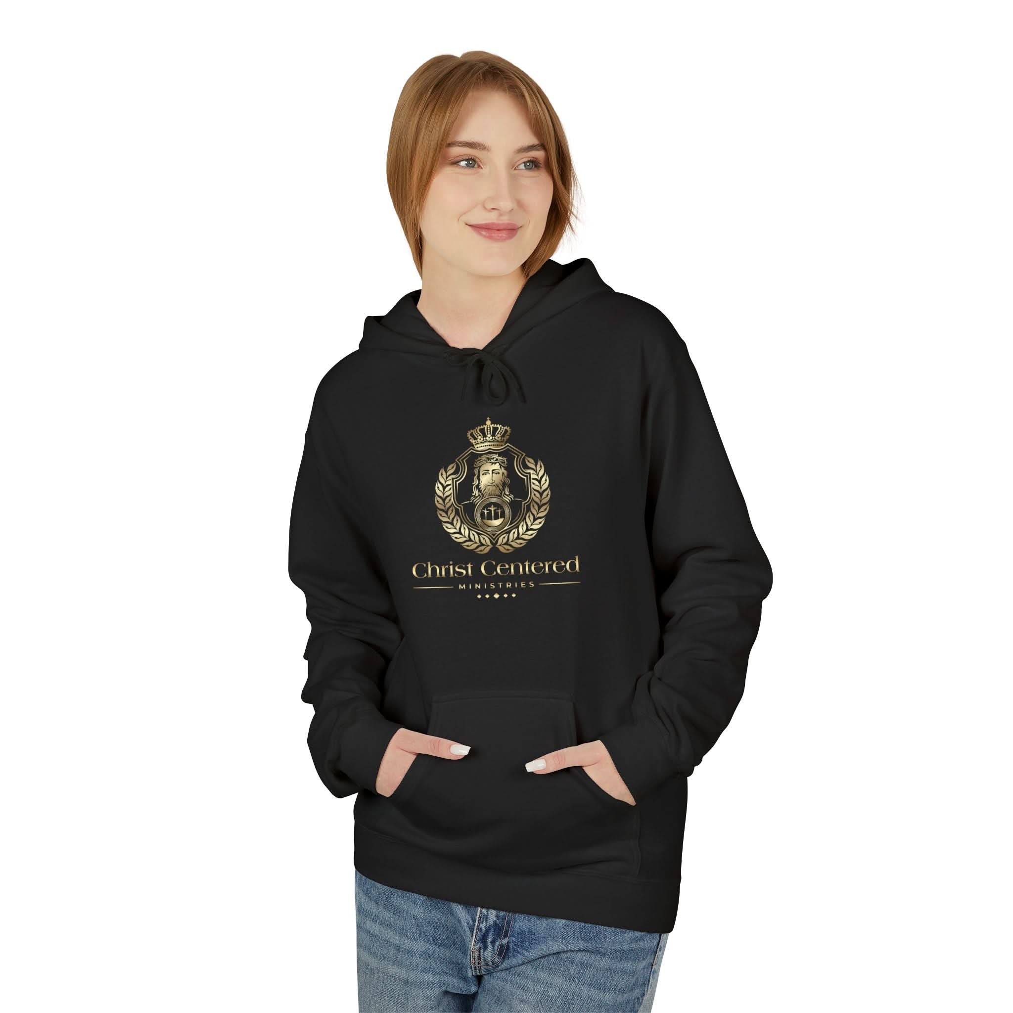 Jesus Crest: Unisex Hooded Sweatshirt: Christ Lives in Me-thumbmail-4