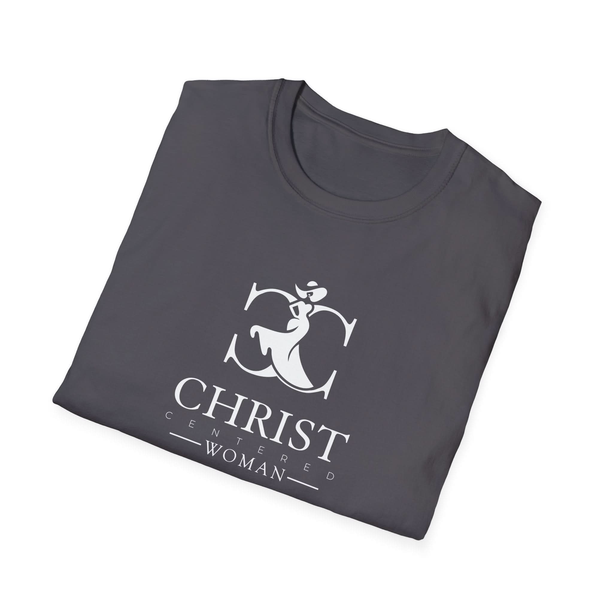 Christ Centered Woman: Unisex Softstyle T-Shirt: She Is Energetic and Strong - Christ Centered Ministries