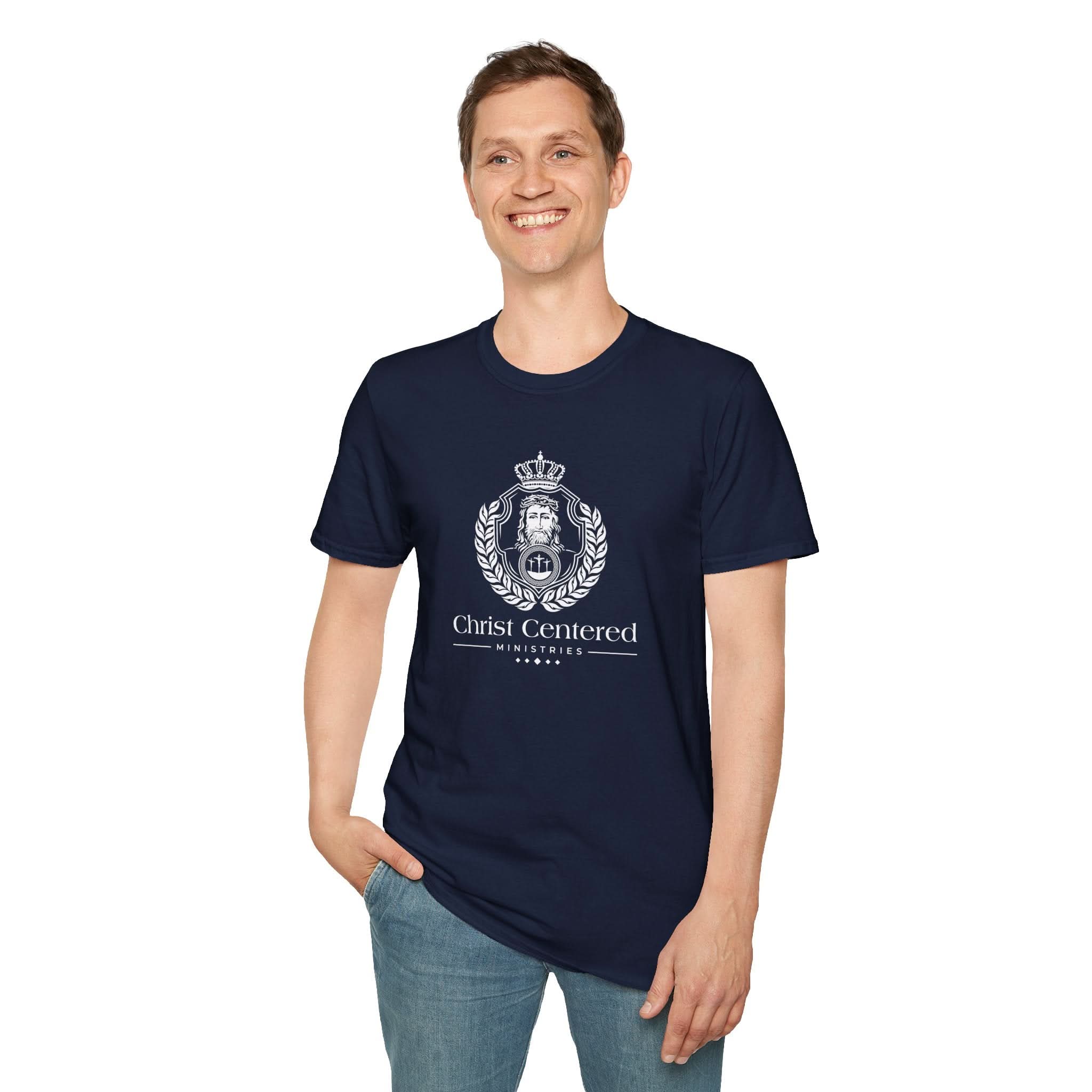 Jesus Crest: Unisex T-Shirt: Light of the World - Christ Centered Ministries