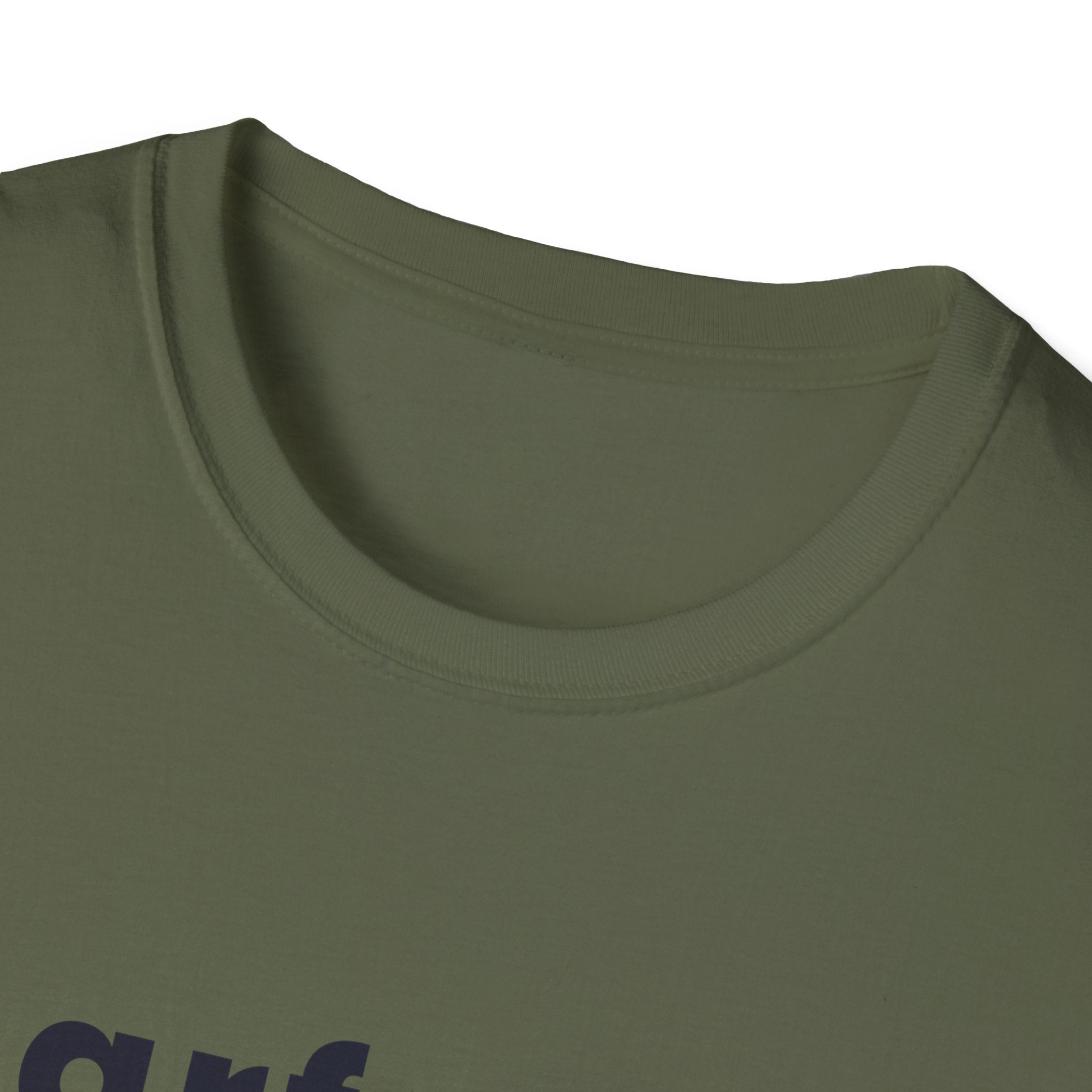 Unisex softstyle T-shirt featuring the "Fearfully and Wonderfully Made" design by Printify, displayed on a flat white background.