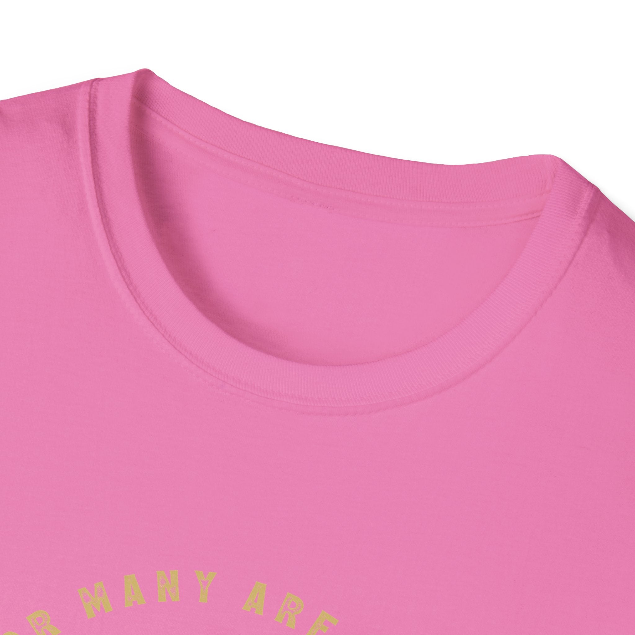Unisex Printify Softstyle T-Shirt with "I Am Chosen" design, casual fit, soft fabric, displayed on a white background.