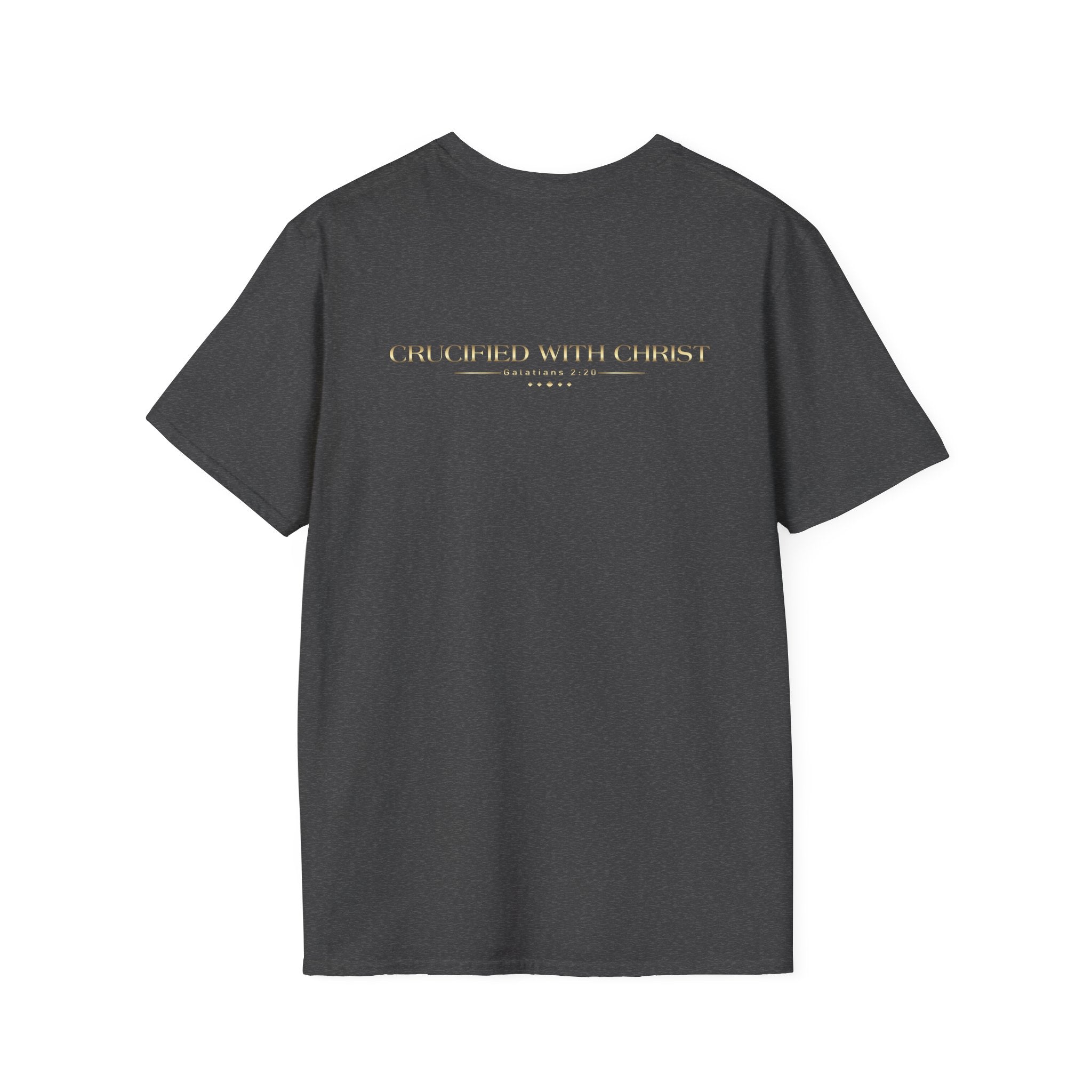 Unisex softstyle T-shirt featuring a Christ-centered design with the phrase "God Is Within Her" in stylish lettering.