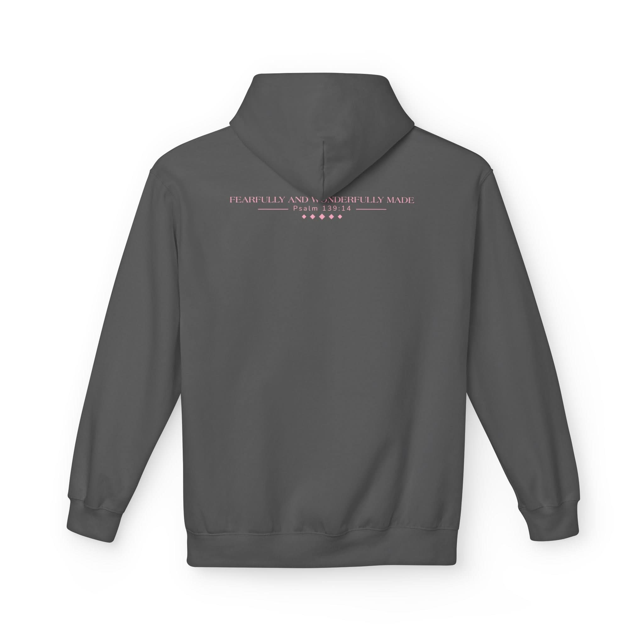 Pink Floral Cross Christ Hoodie | Christian Faith Pullover - Christ Centered Ministries
