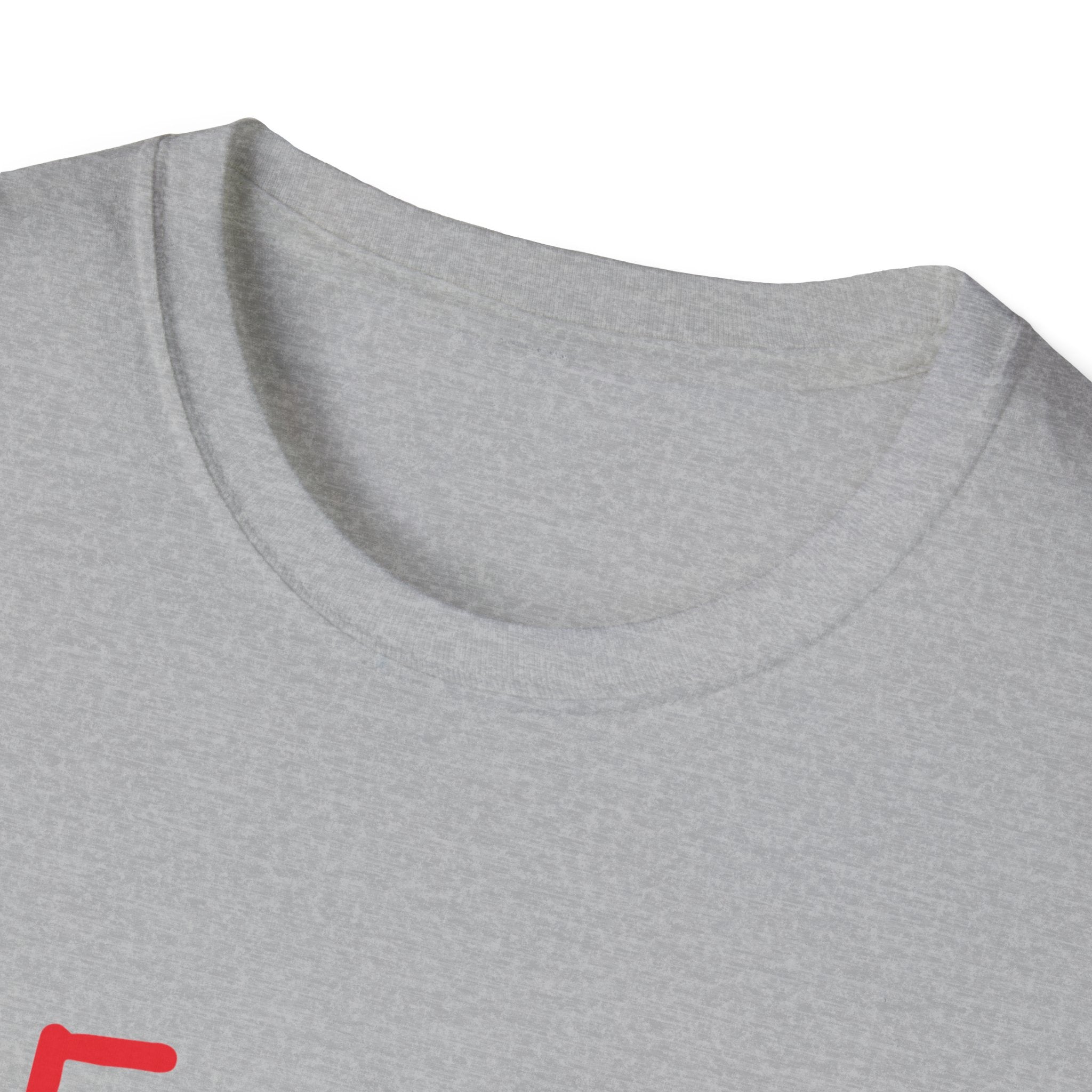 Unisex softstyle Jesus T-shirt by Printify featuring a graphic design with inspirational message and comfortable fit.