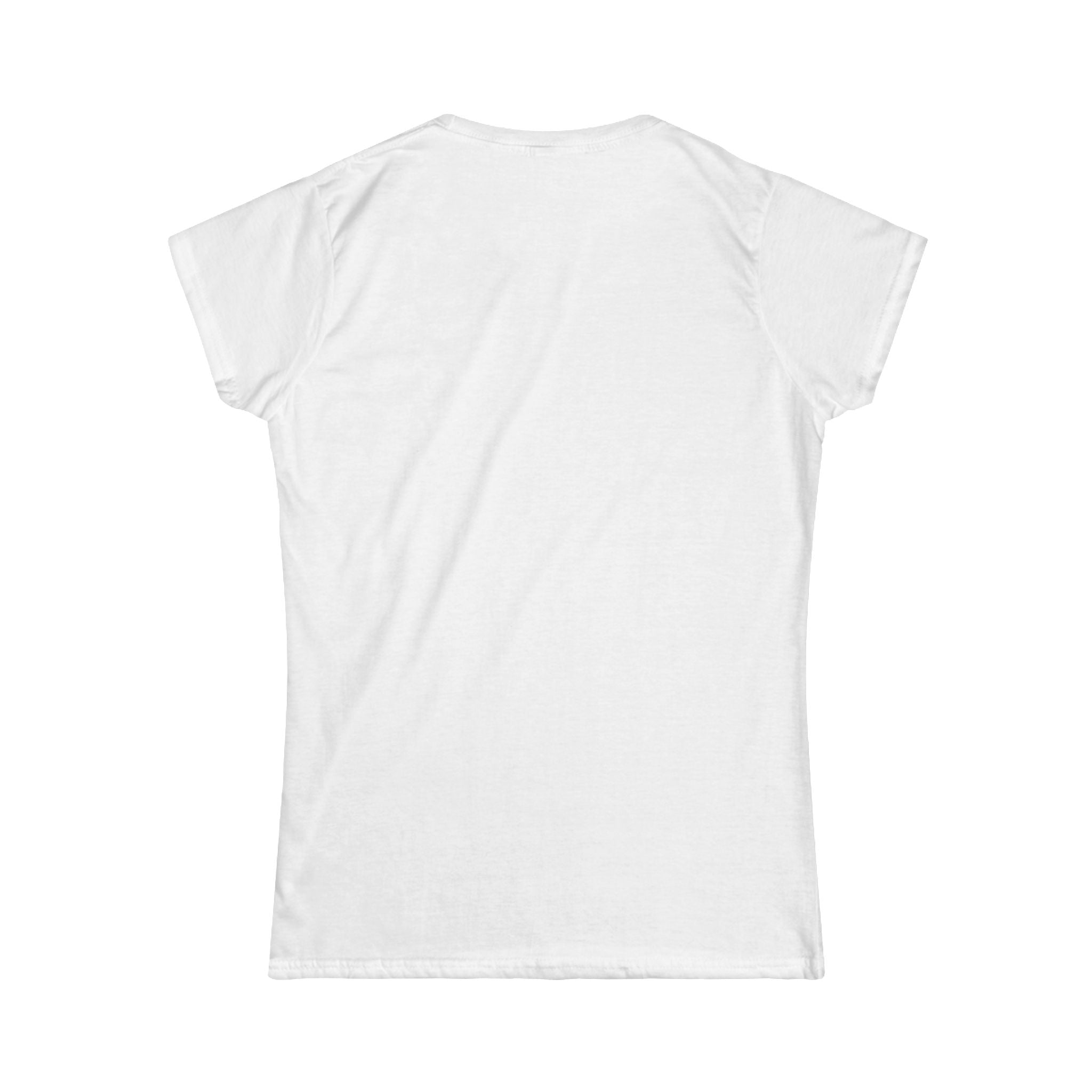 Women's softstyle T-shirt with "I am No Longer A Slave to Fear" print, featuring comfortable fabric and casual fit.
