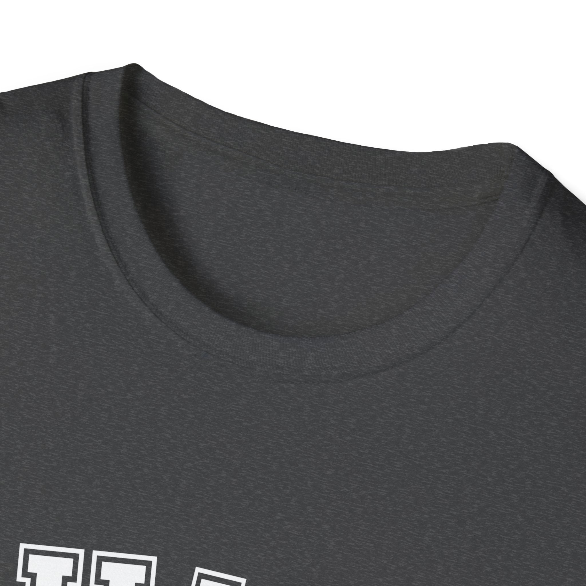 Unisex Softstyle T-Shirt by Printify featuring "Child of God" design, made of comfortable fabric, shown flat with front view.