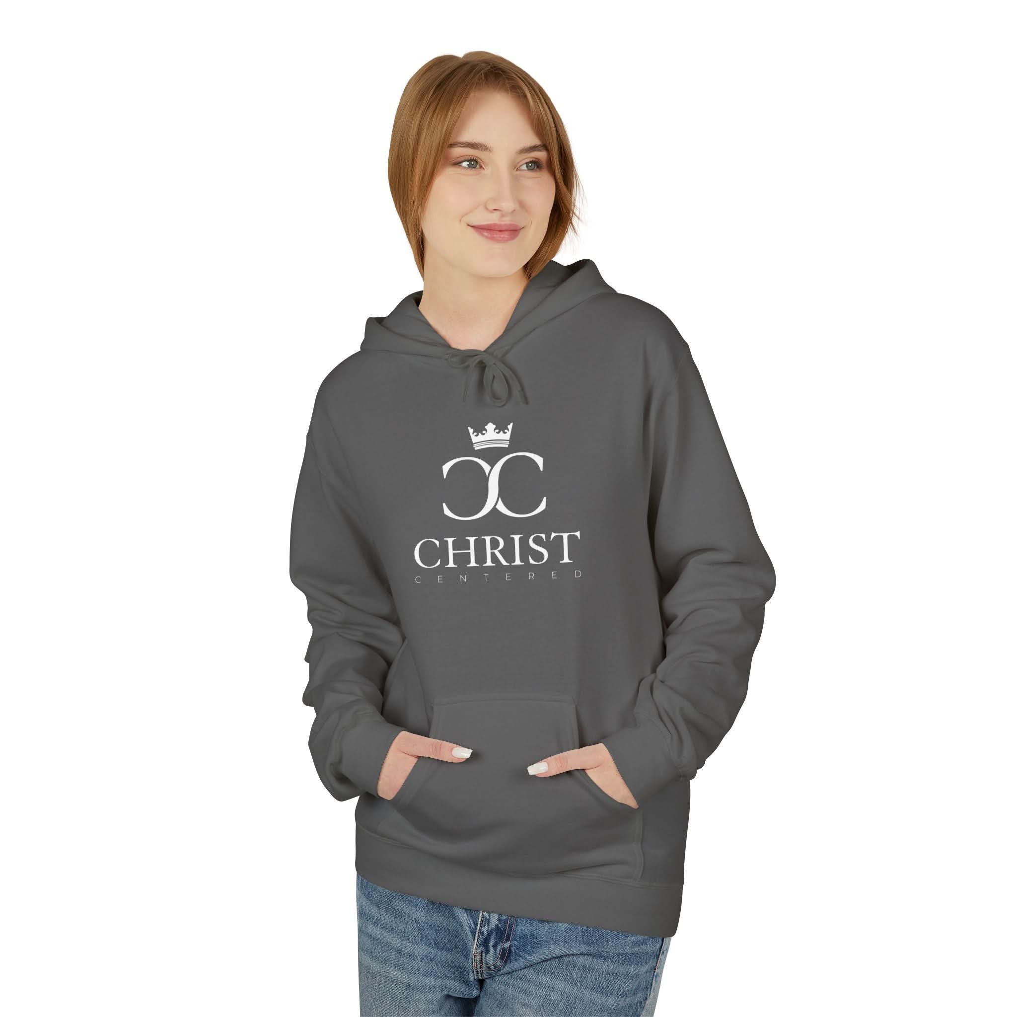 Crown Logo: Unisex Hooded Sweatshirt: Seek First The Kingdom - Christ Centered Ministries