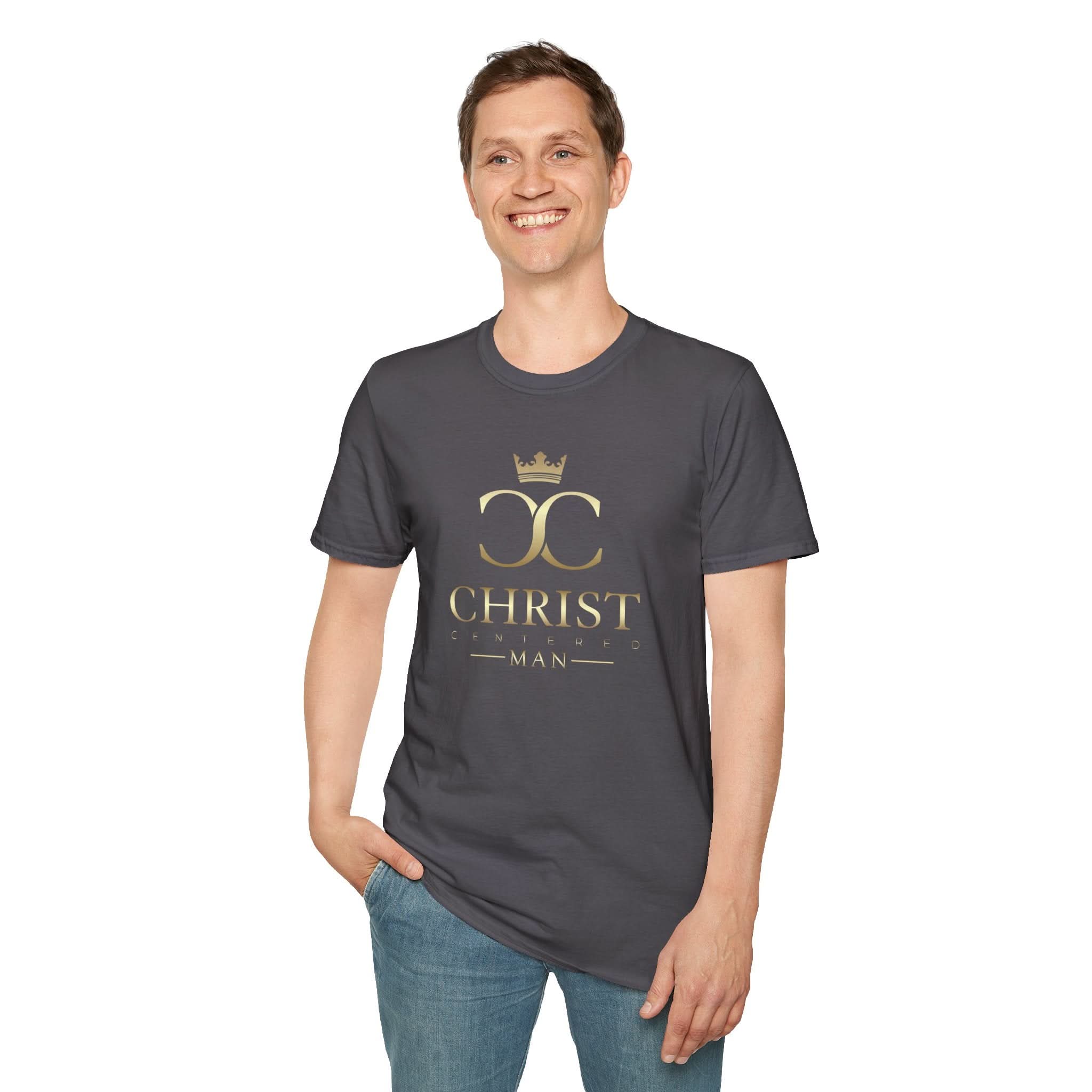 Christ Centered Man: Unisex Softstyle T-Shirt: Overcome Evil with Good - Christ Centered Ministries