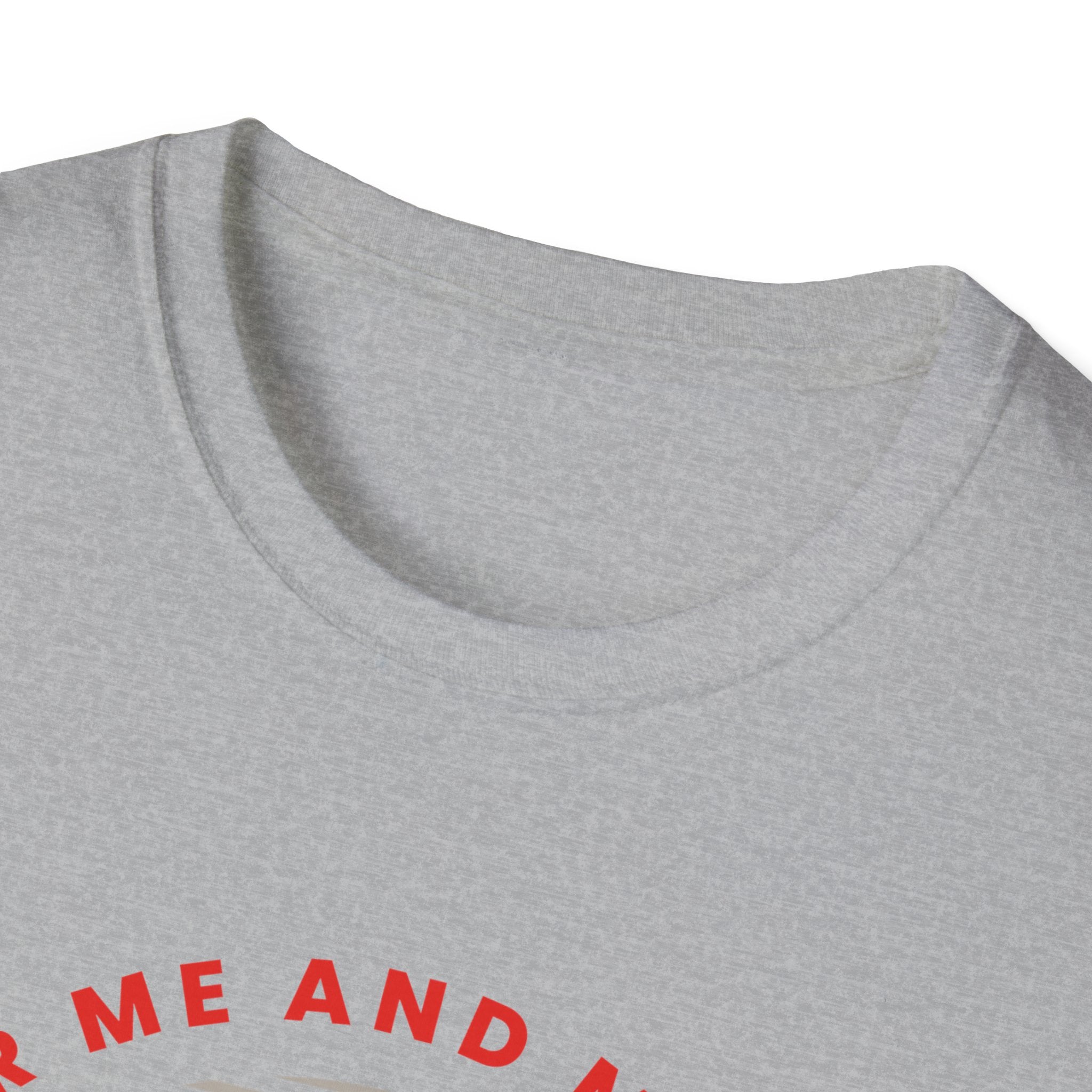 Unisex softstyle T-shirt with inspirational Bible verse "As for Me and My House We Will Serve the Lord" by Printify.