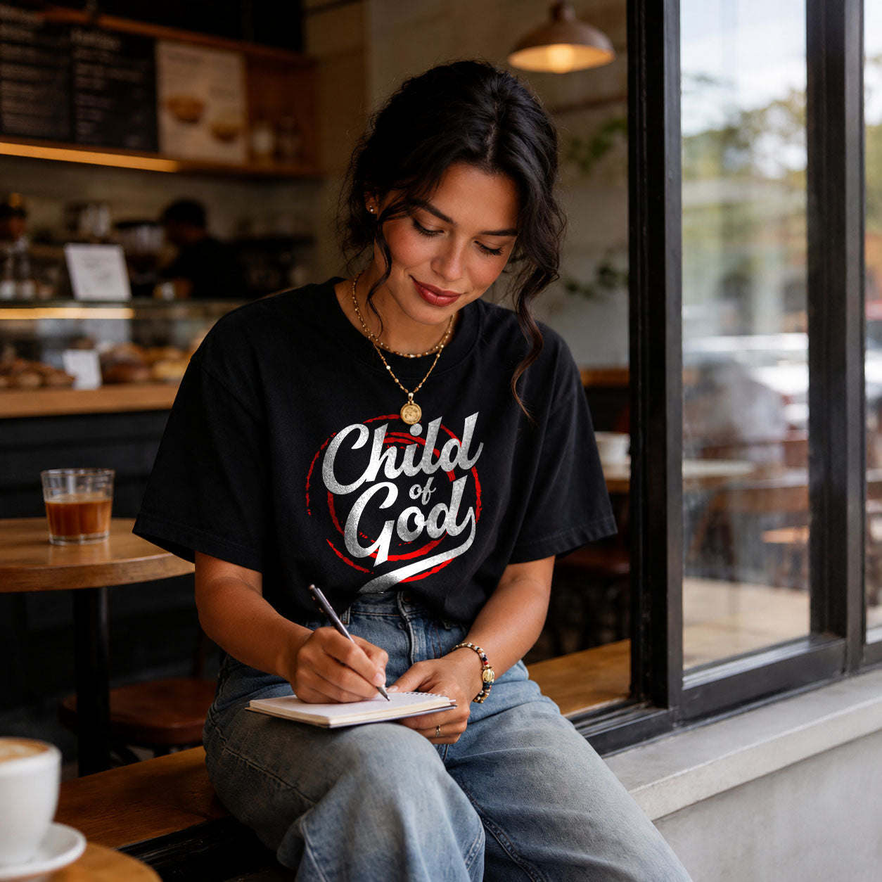 Unisex Softstyle T-Shirt with "Child of God" print, featuring a comfortable fit and casual design by Printify.
