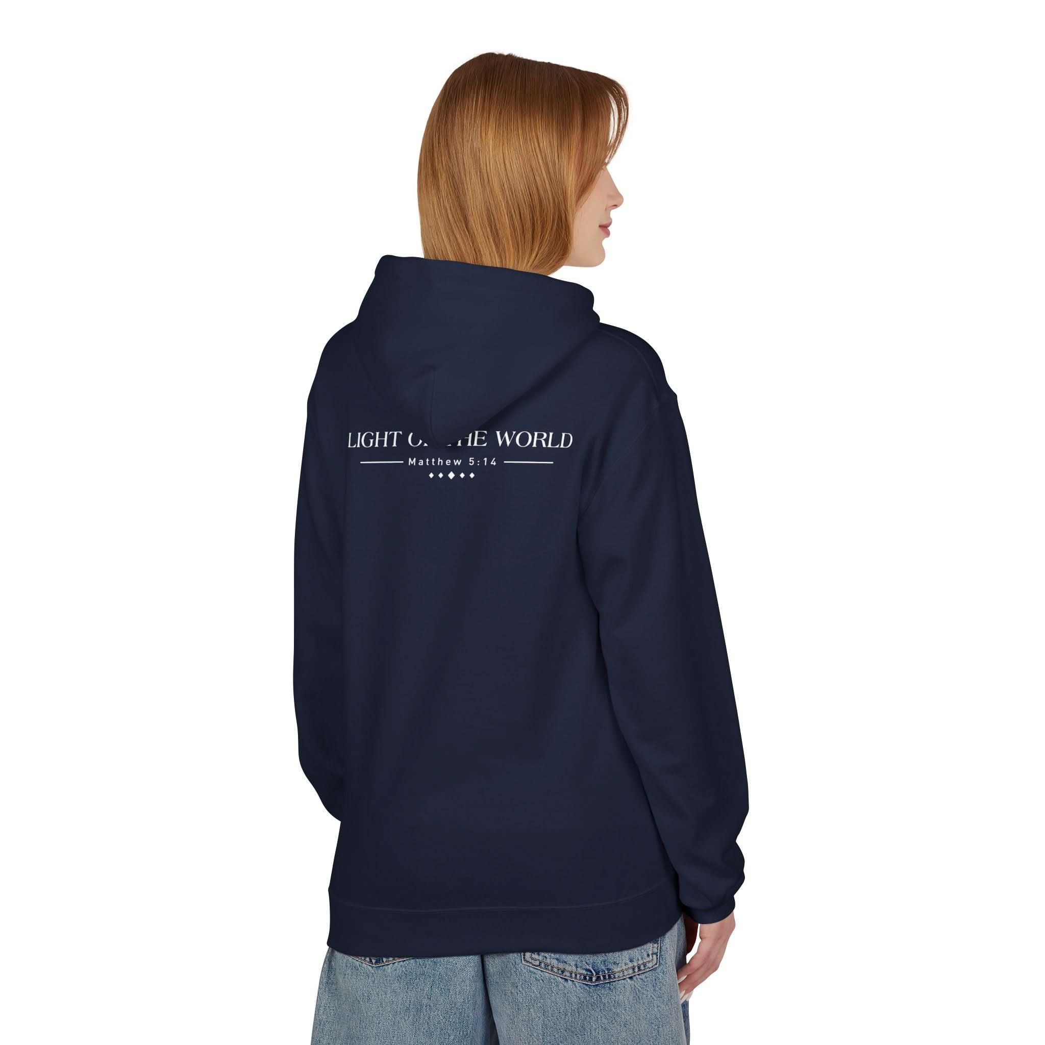 Jesus Crest: Unisex Hooded Sweatshirt: Light of the World-thumbmail-6