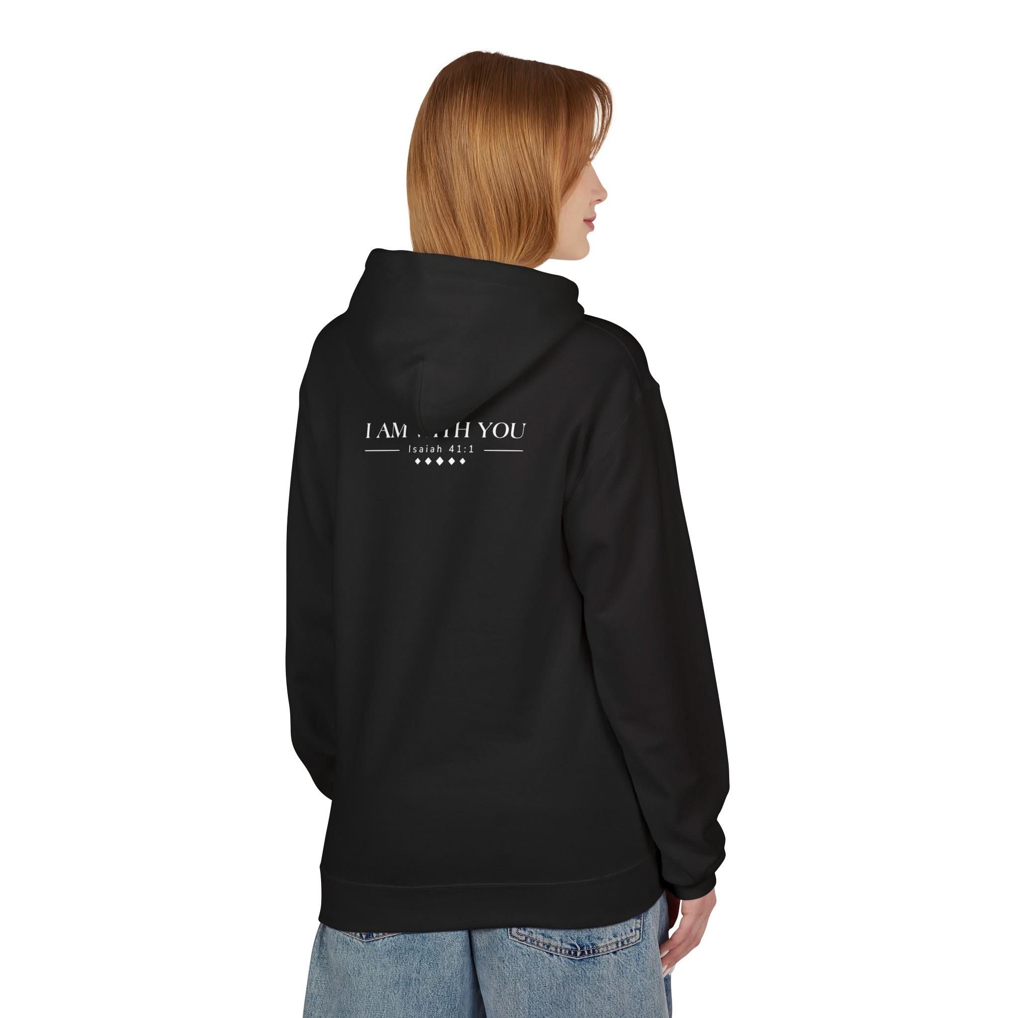 Jesus Crest: Unisex Hooded Sweatshirt: I Am With You-thumbmail-4