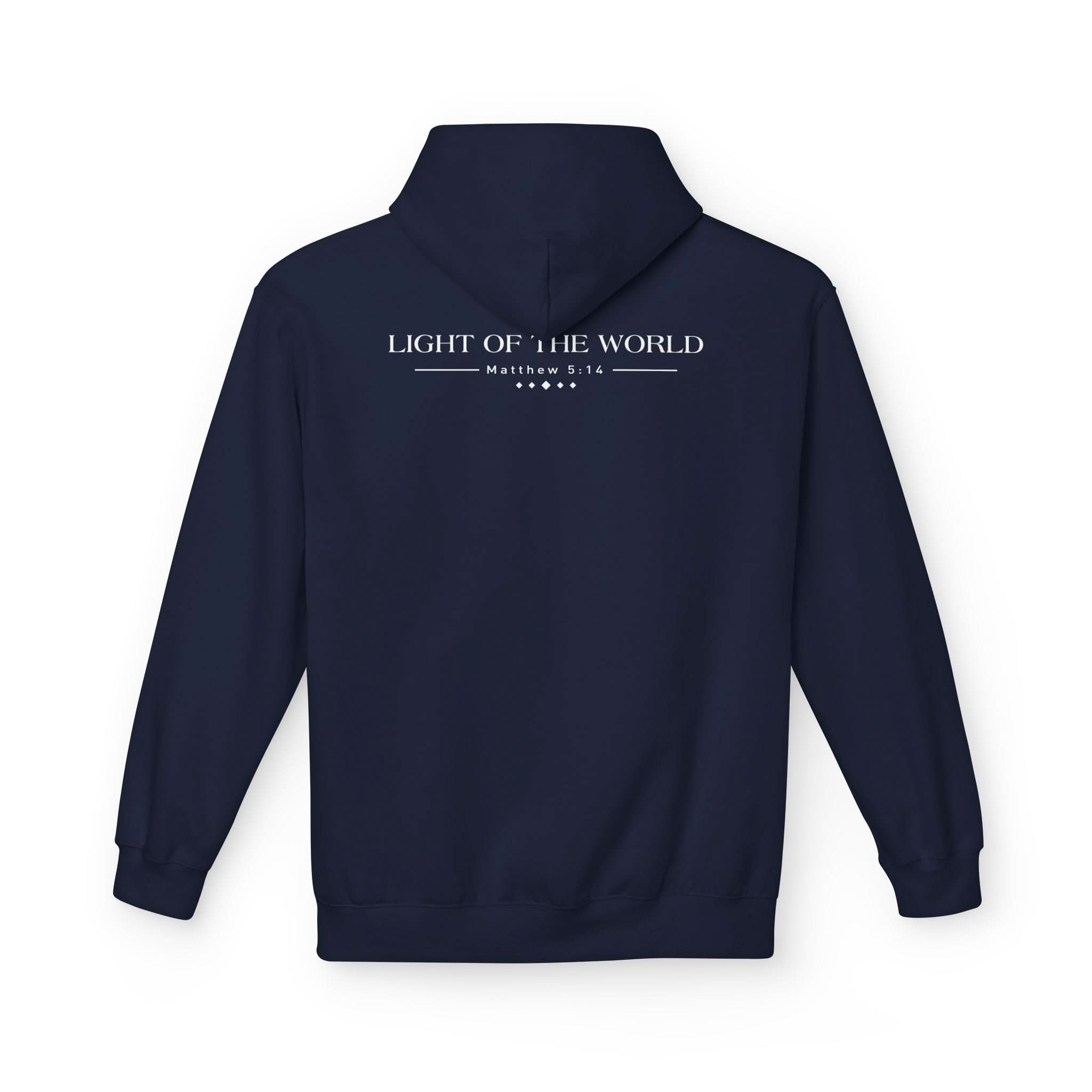 Jesus Crest: Unisex Hooded Sweatshirt: Light of the World-thumbmail-3