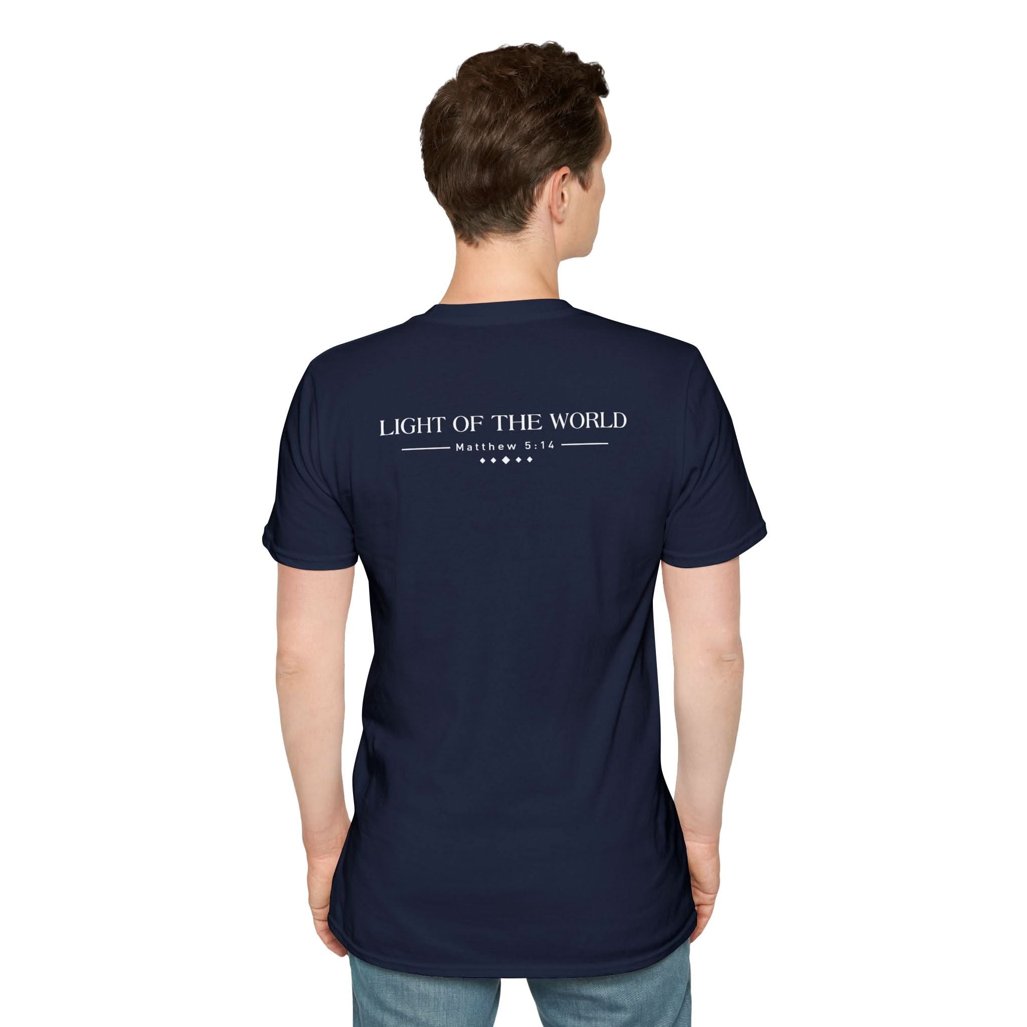 Jesus Crest: Unisex T-Shirt: Light of the World - Christ Centered Ministries