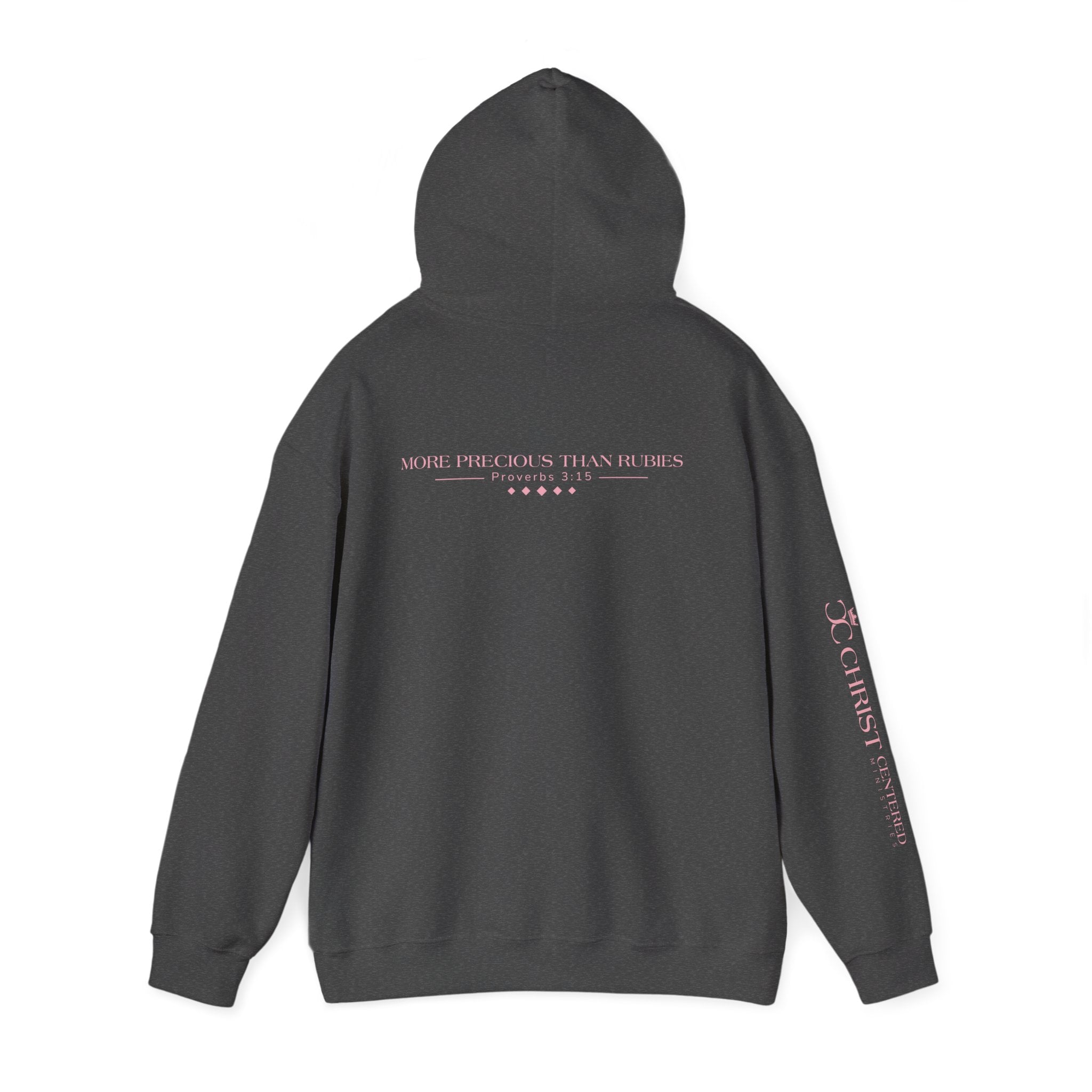 Lady CC: Unisex Heavy Blend™ Hooded Sweatshirt: More Precious Than Rubies-thumbmail-4