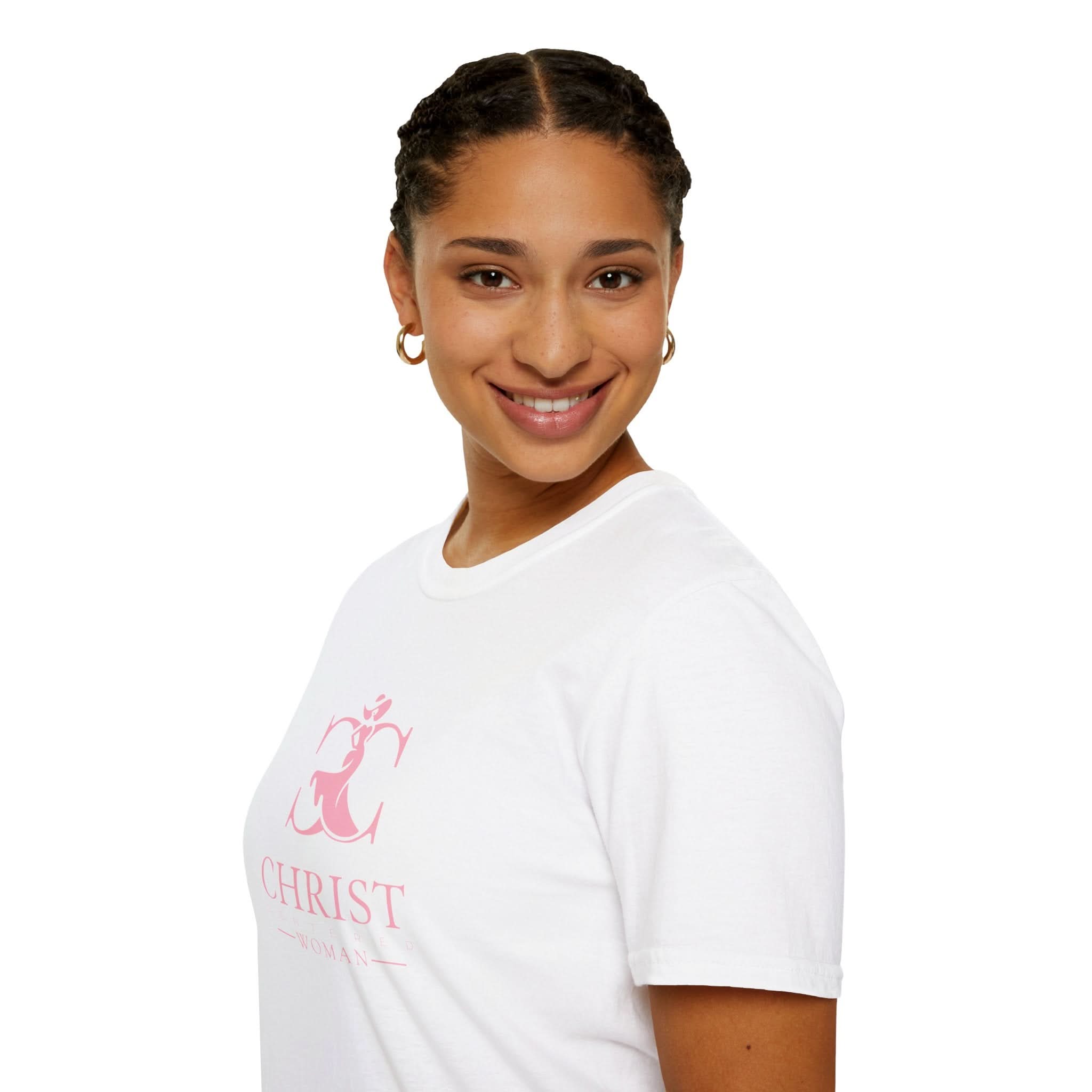 Christ Centered Woman: Unisex Softstyle T-Shirt: She Will Not Fall - Christ Centered Ministries