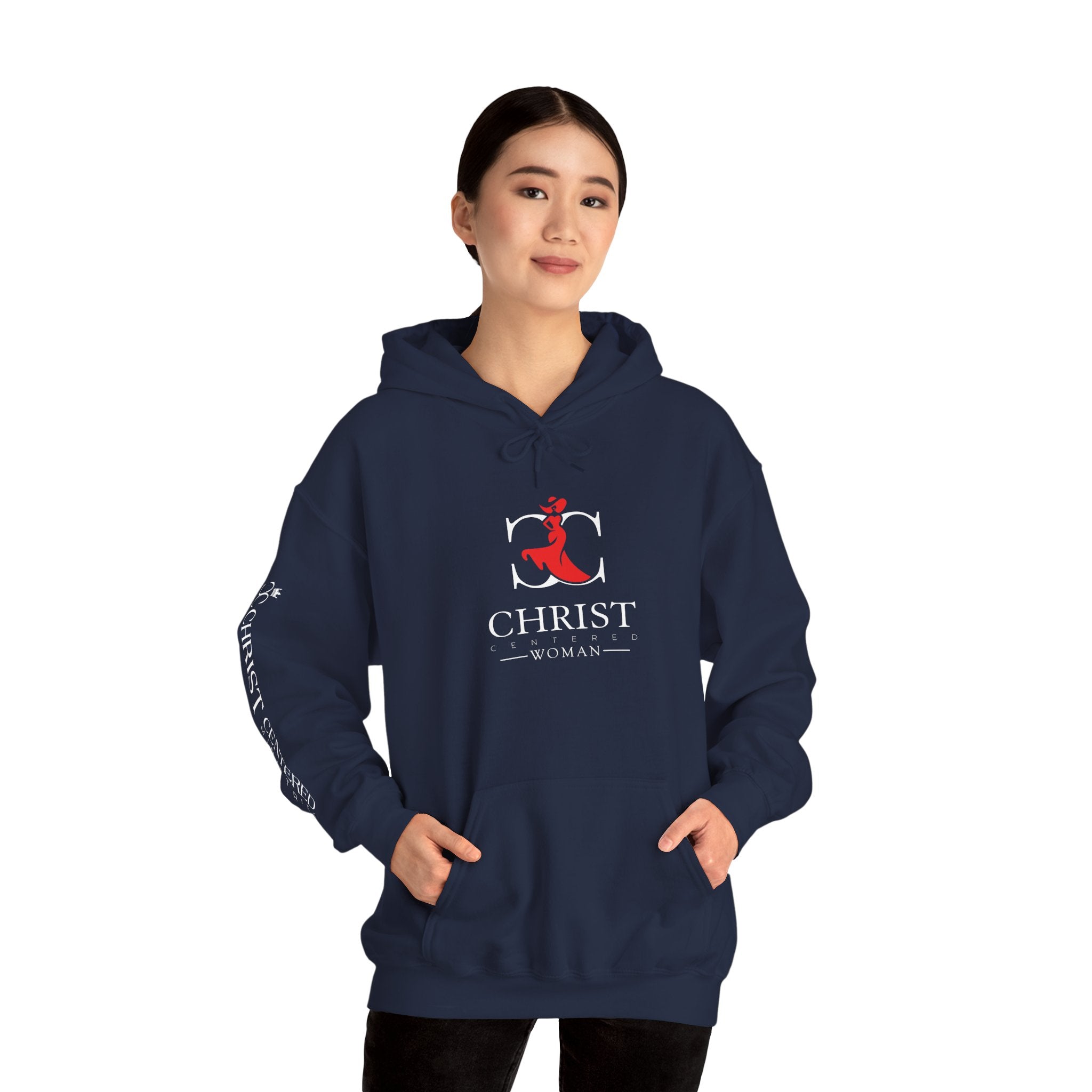 Christ Centered Woman: Unisex Heavy Blend™ Hooded Sweatshirt: God's Masterpiece-thumbmail-6