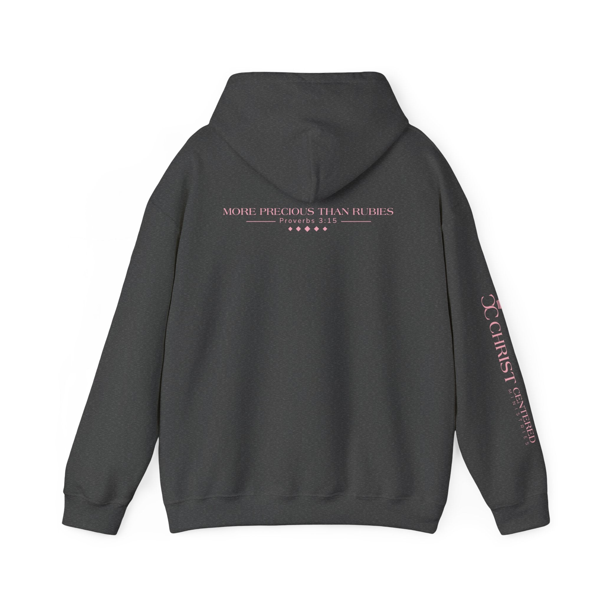 Lady CC: Unisex Heavy Blend™ Hooded Sweatshirt: More Precious Than Rubies-thumbmail-3