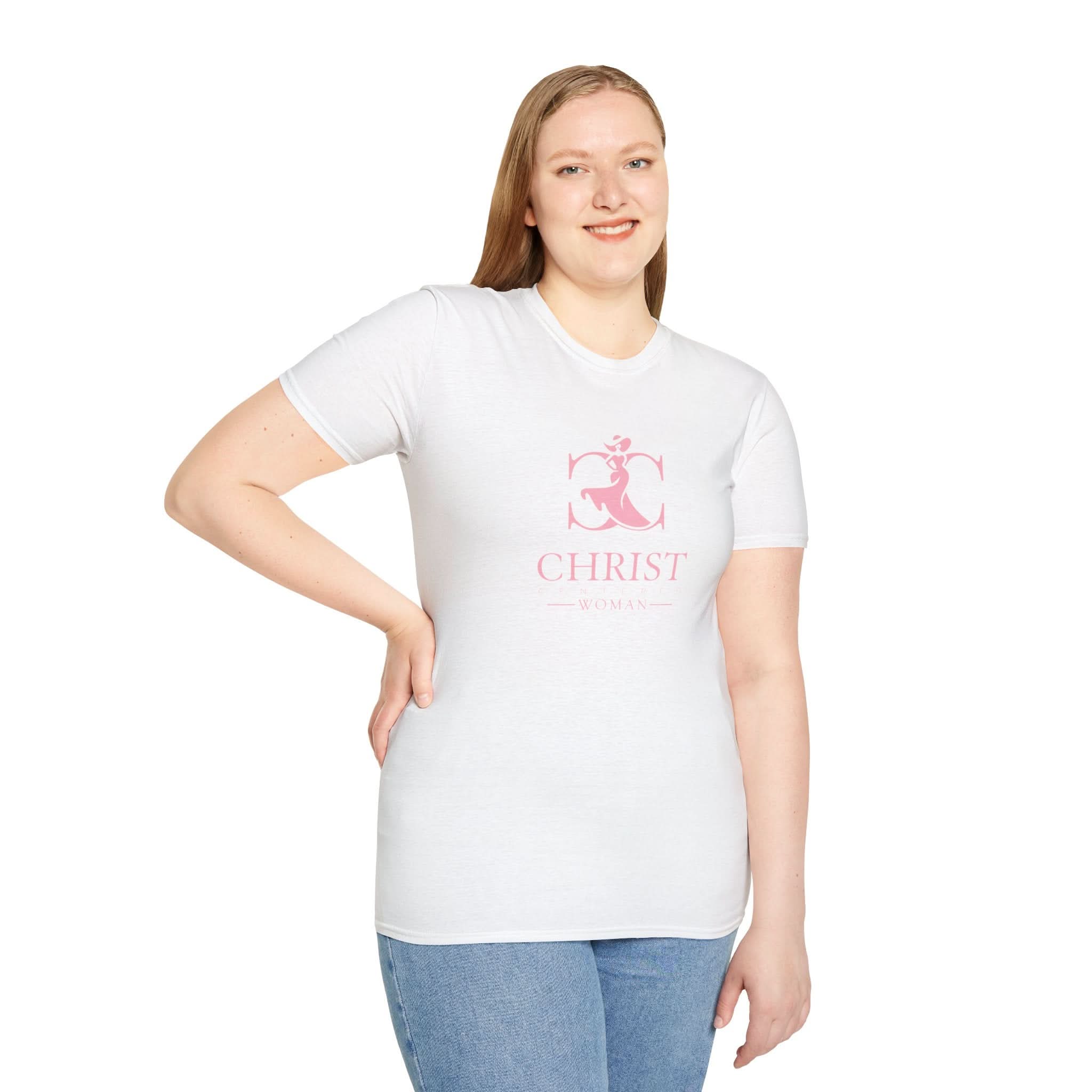 Christ Centered Woman: Unisex Softstyle T-Shirt: She Will Not Fall - Christ Centered Ministries