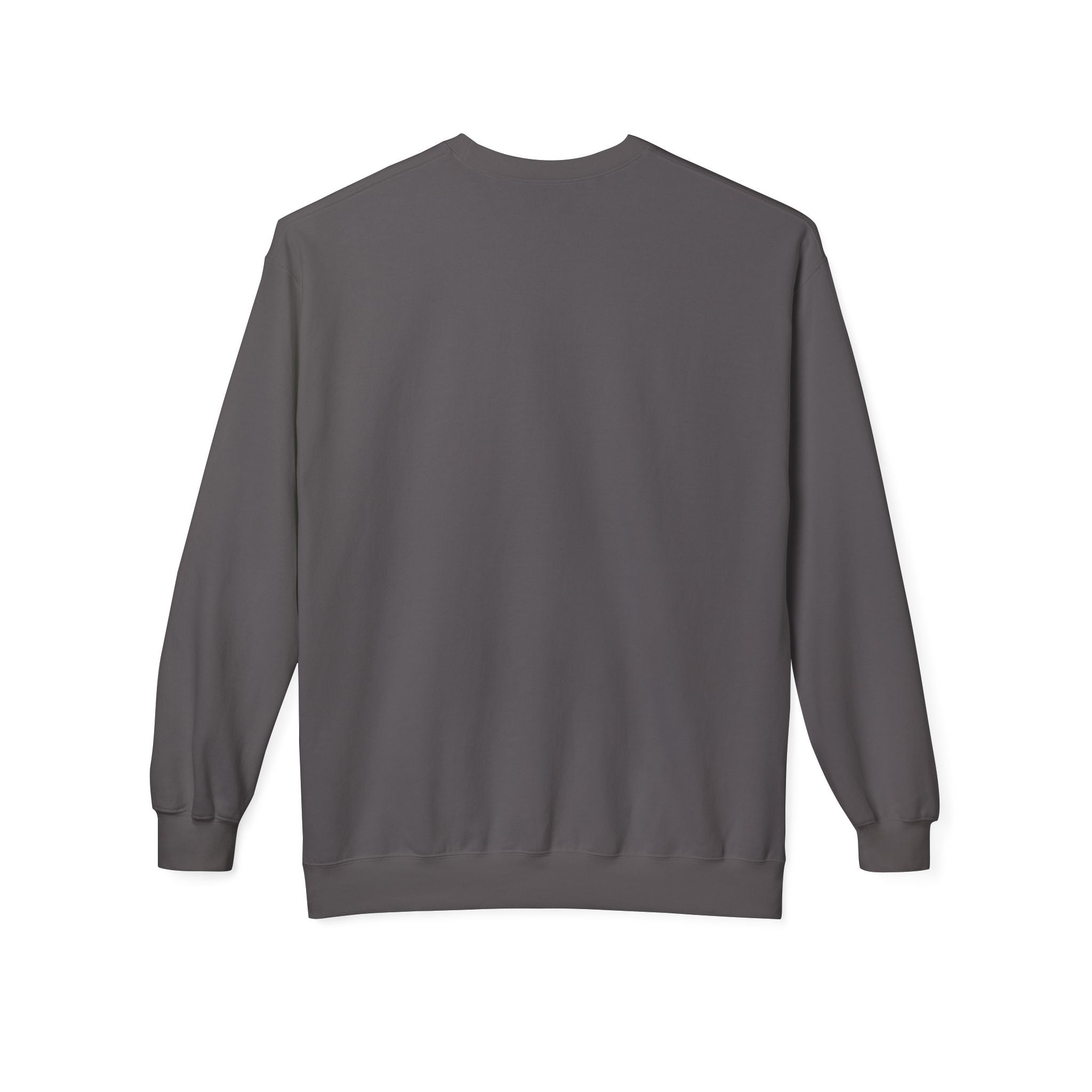 Unisex midweight softstyle fleece crewneck sweatshirt with "Ye Must Be Born Again" print, in a cozy fleece fabric by Printify.