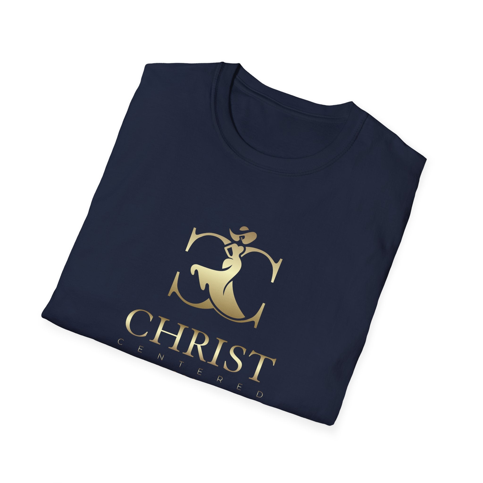 Unisex softstyle T-shirt featuring Christian message, "More Precious Than Rubies," printed on a comfortable fabric by Printify.