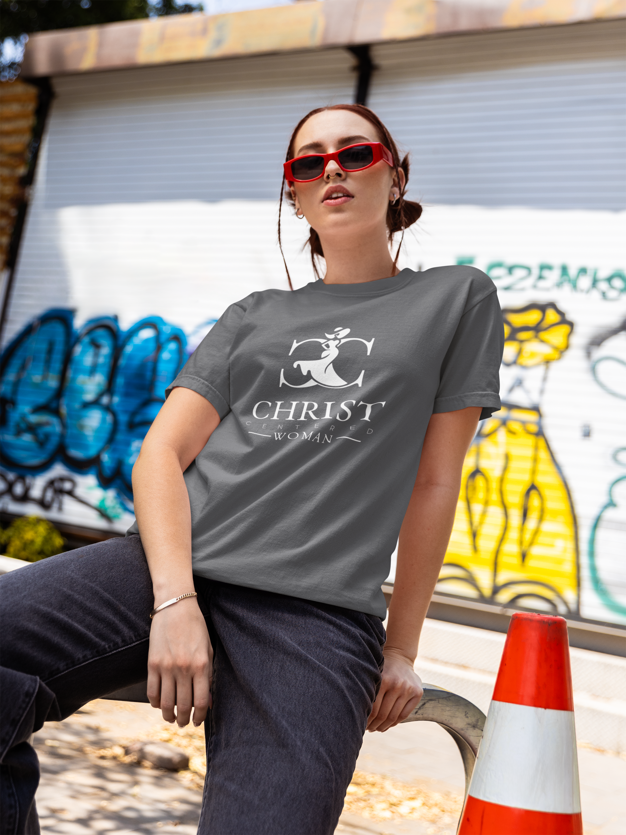Christ Centered Woman: Unisex Softstyle T-Shirt: She Is Energetic and Strong - Christ Centered Ministries