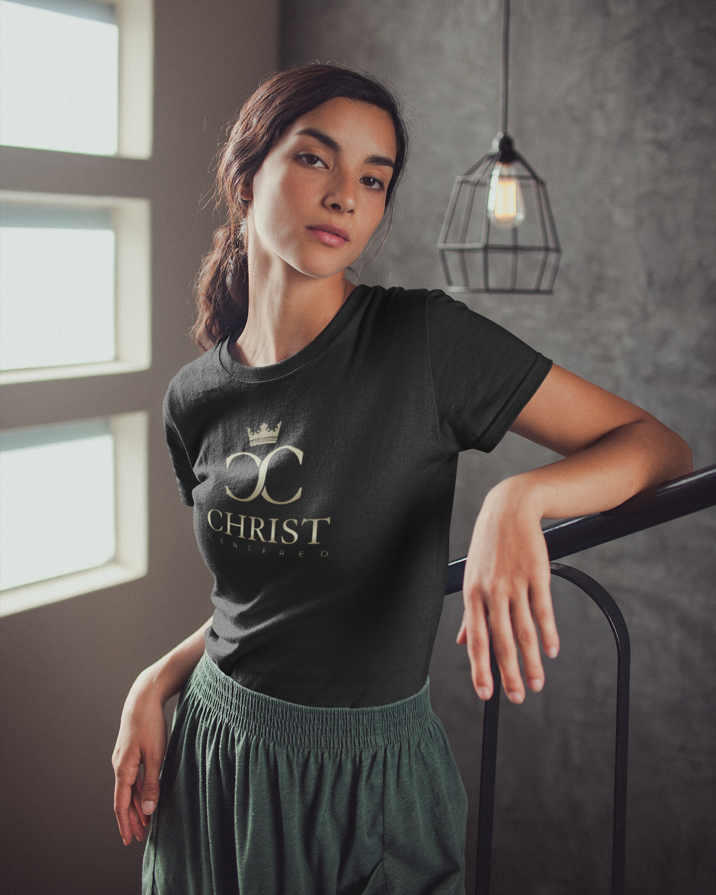 Crown Logo: Unisex T-Shirt: Walk by Faith