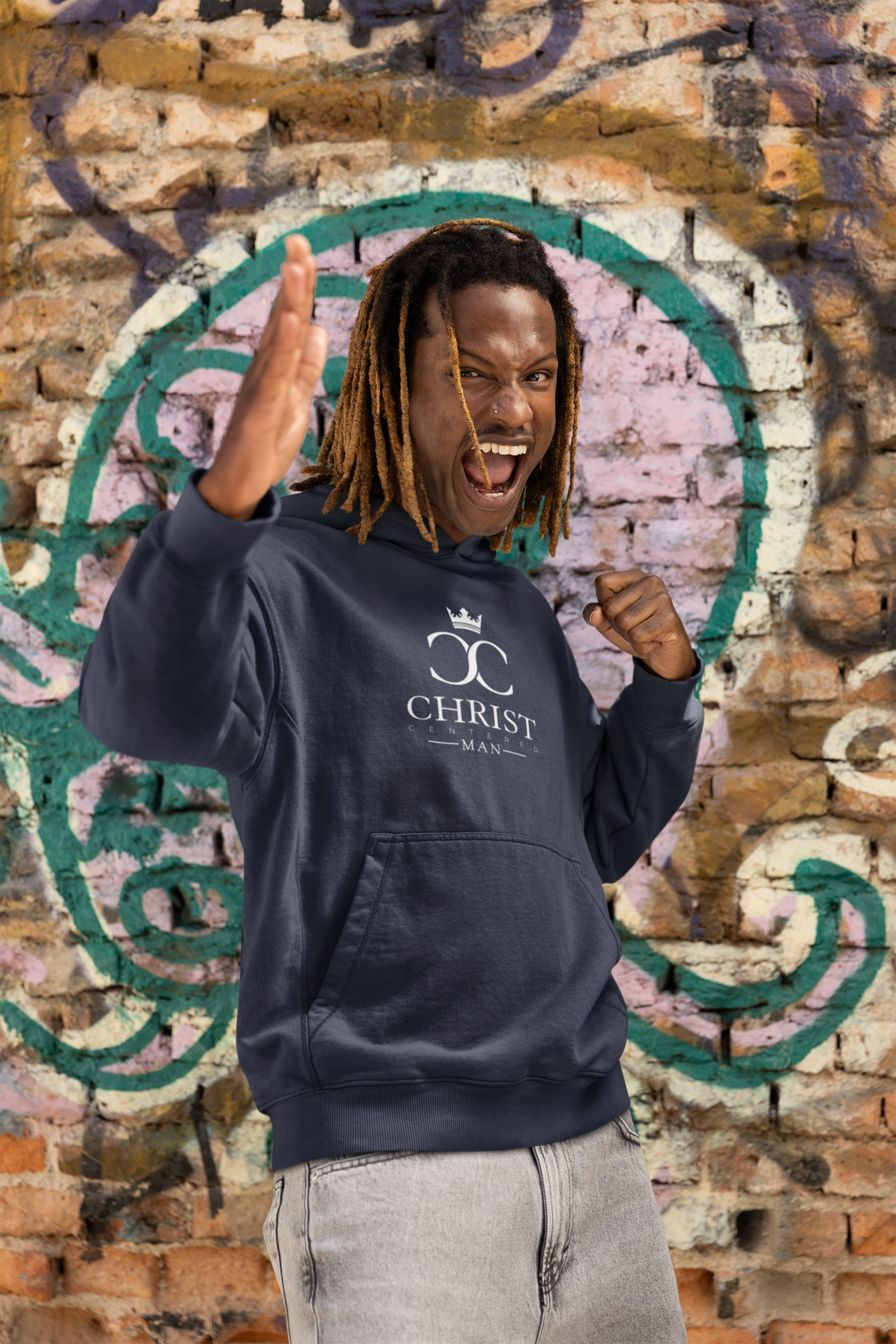 Christ Centered Man: Unisex Hooded Sweatshirt: I Fear No Evil - Christ Centered Ministries