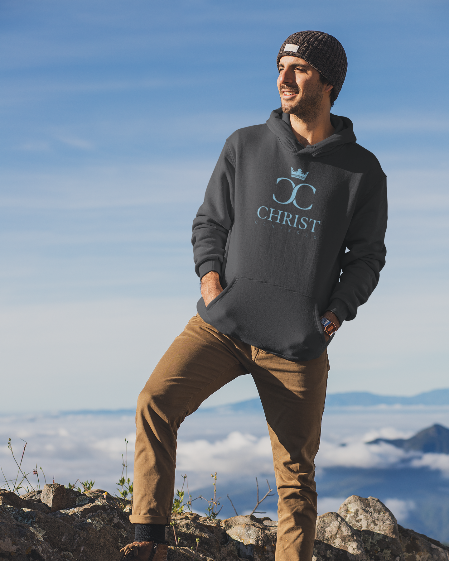 Crown CC: Unisex Heavy Blend™ Hooded Sweatshirt: Bold As Lion