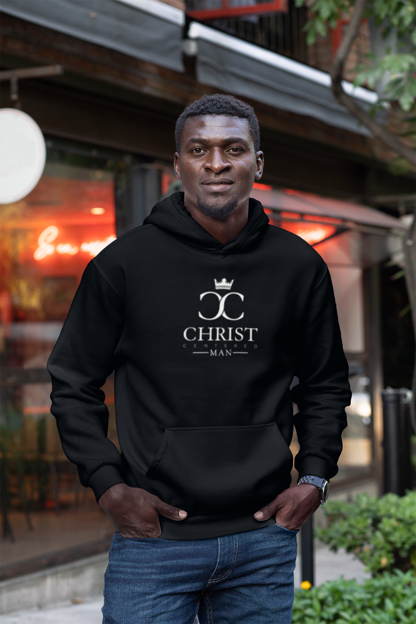 Christ Centered Man: Unisex Hooded Sweatshirt: Christ Who Strengthens Me - Christ Centered Ministries