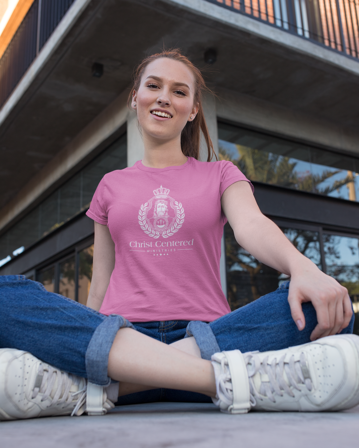 Lady CC :Women's Softstyle Tee: God Is My Strength